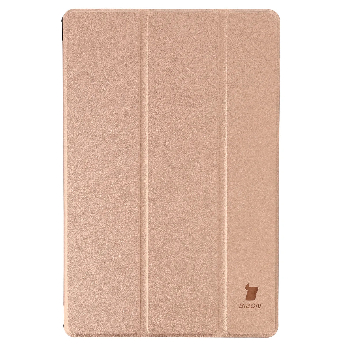 Etui z klapką Bizon Case Tab Croc do Lenovo Idea Tab 11, różowozłote