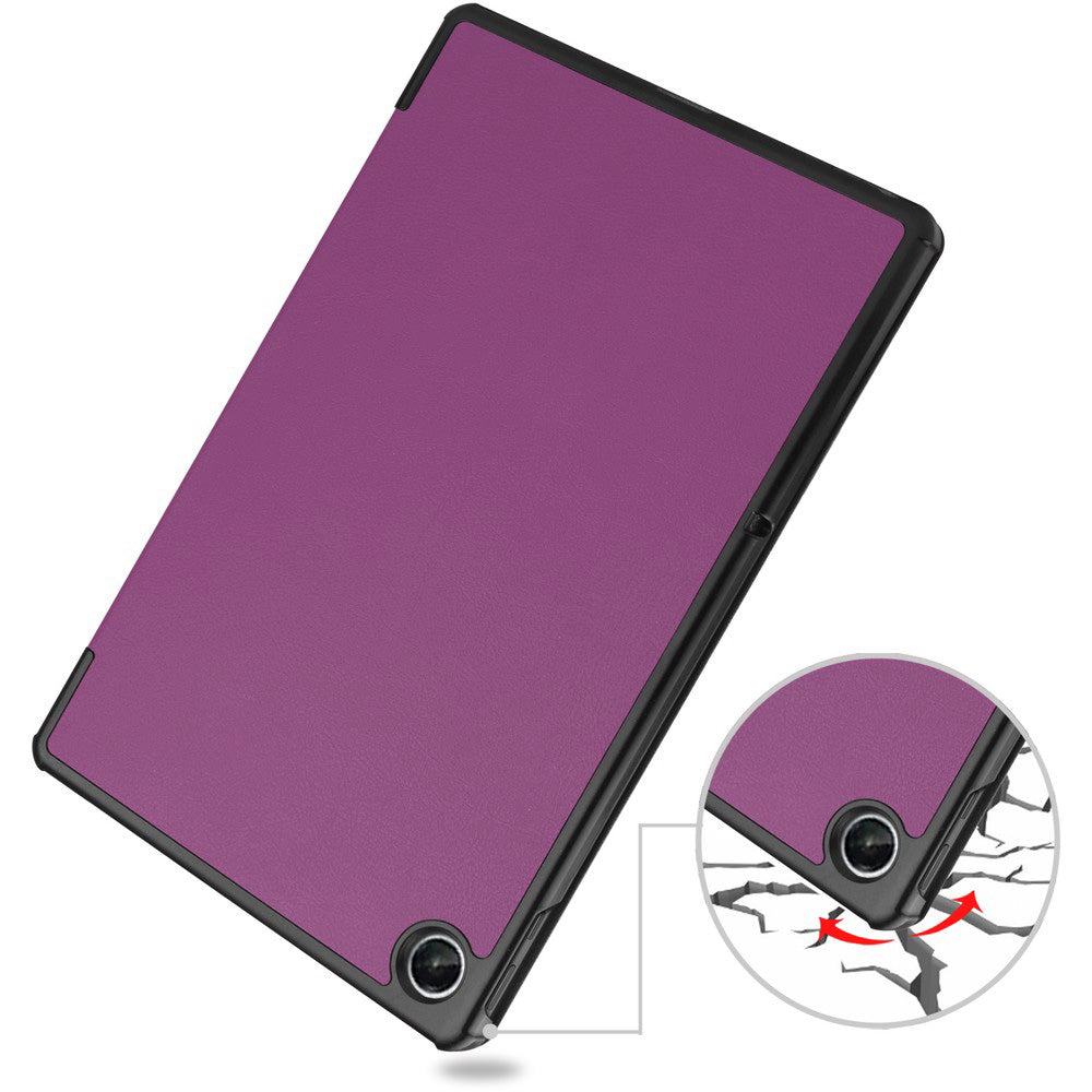 Schutzhülle Bizon Case Tab Croc für Lenovo Tab M10 Plus Gen 3, Dunkelviolett