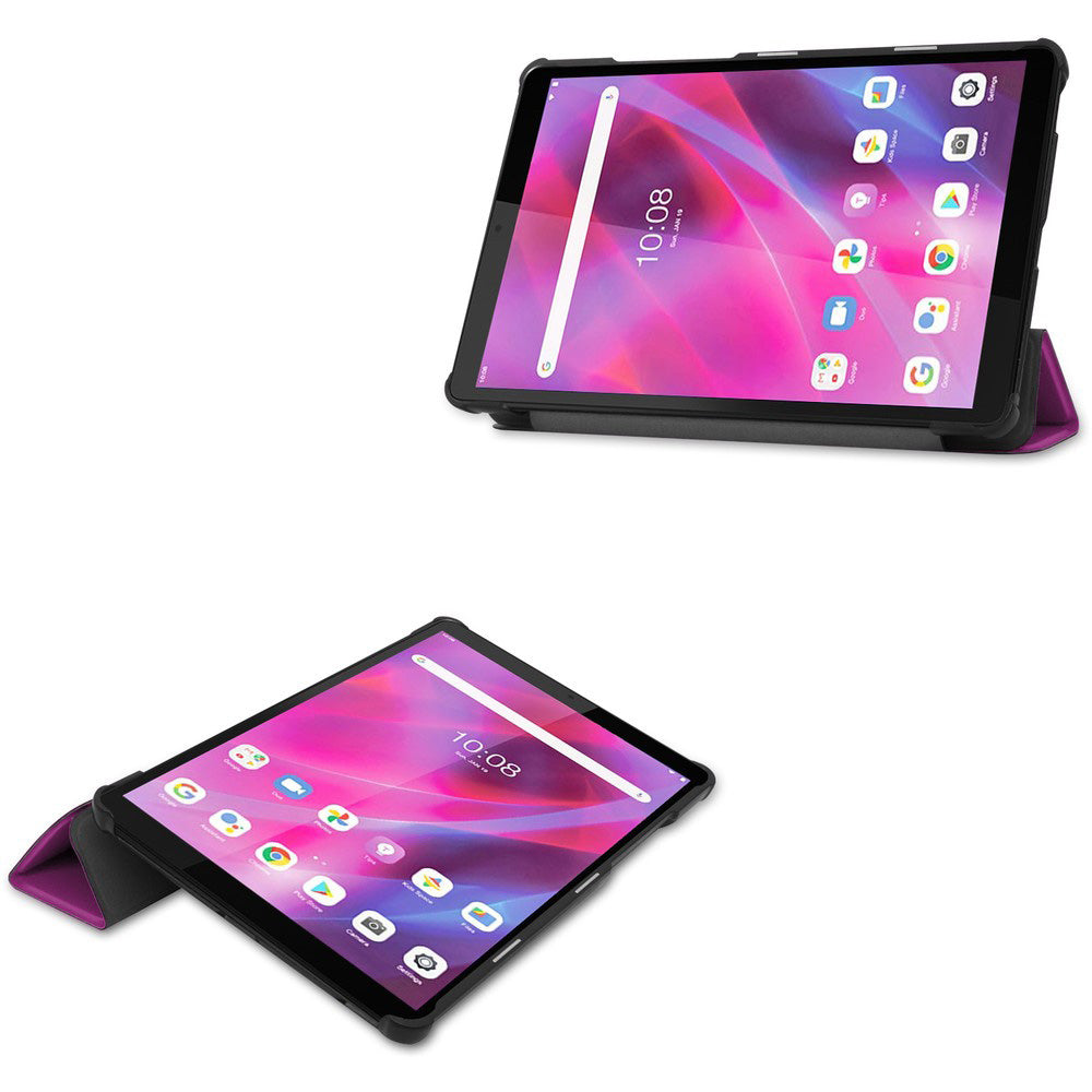 Schutzhülle Bizon Case Tab Croc für Lenovo Tab M8 Gen 3, Dunkelviolett