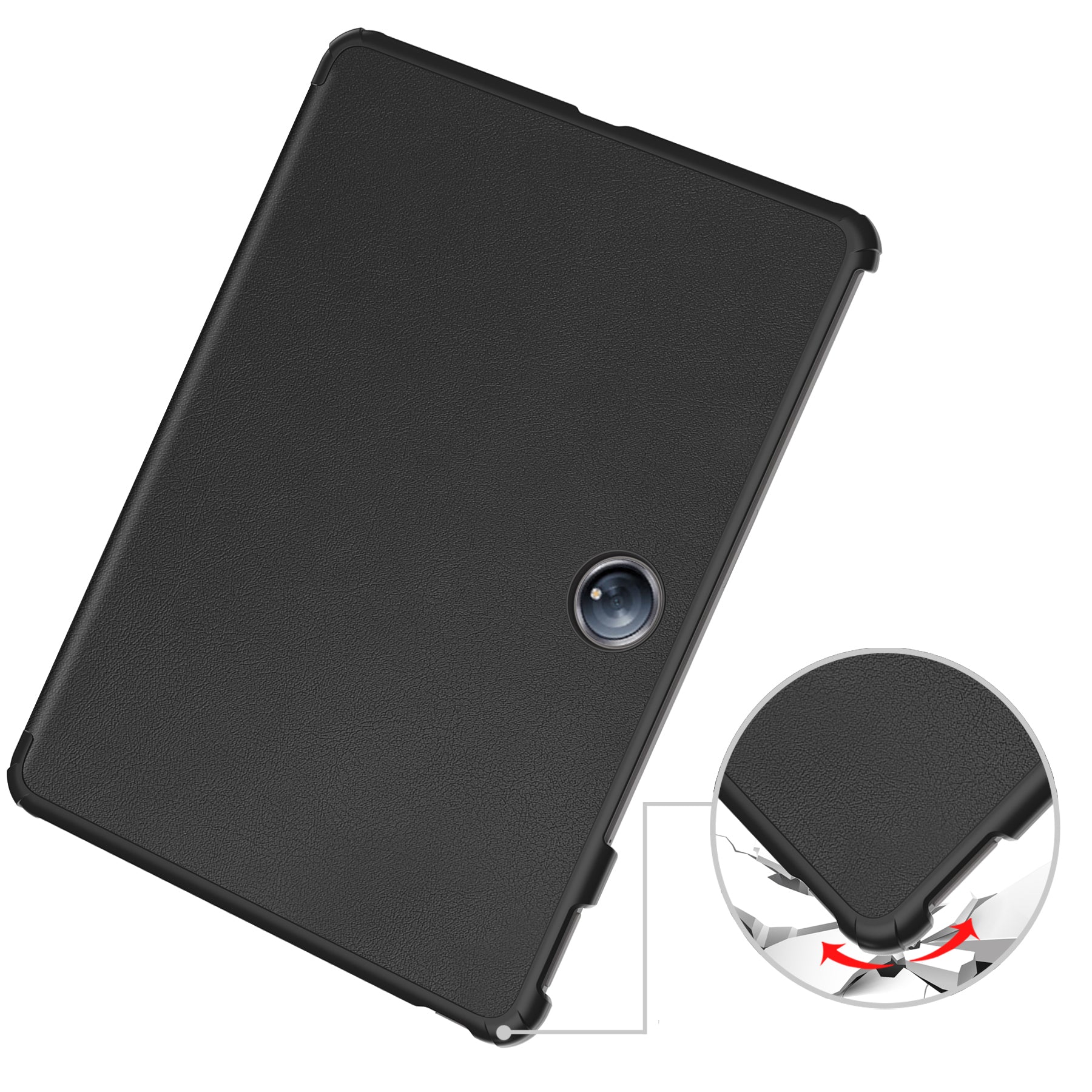 Schutzhülle für OnePlus Pad 2 / Pad Pro, Bizon Case Tab Croc, Schwarz