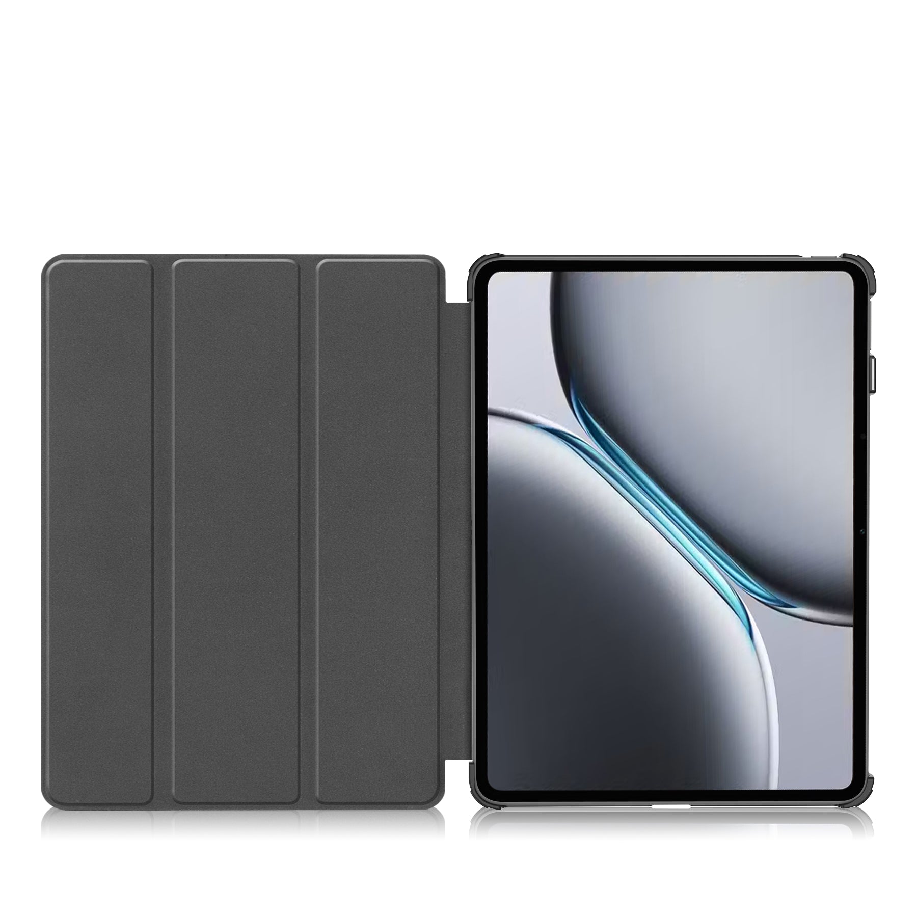 Schutzhülle für OnePlus Pad 2 / Pad Pro, Bizon Case Tab Croc, Schwarz