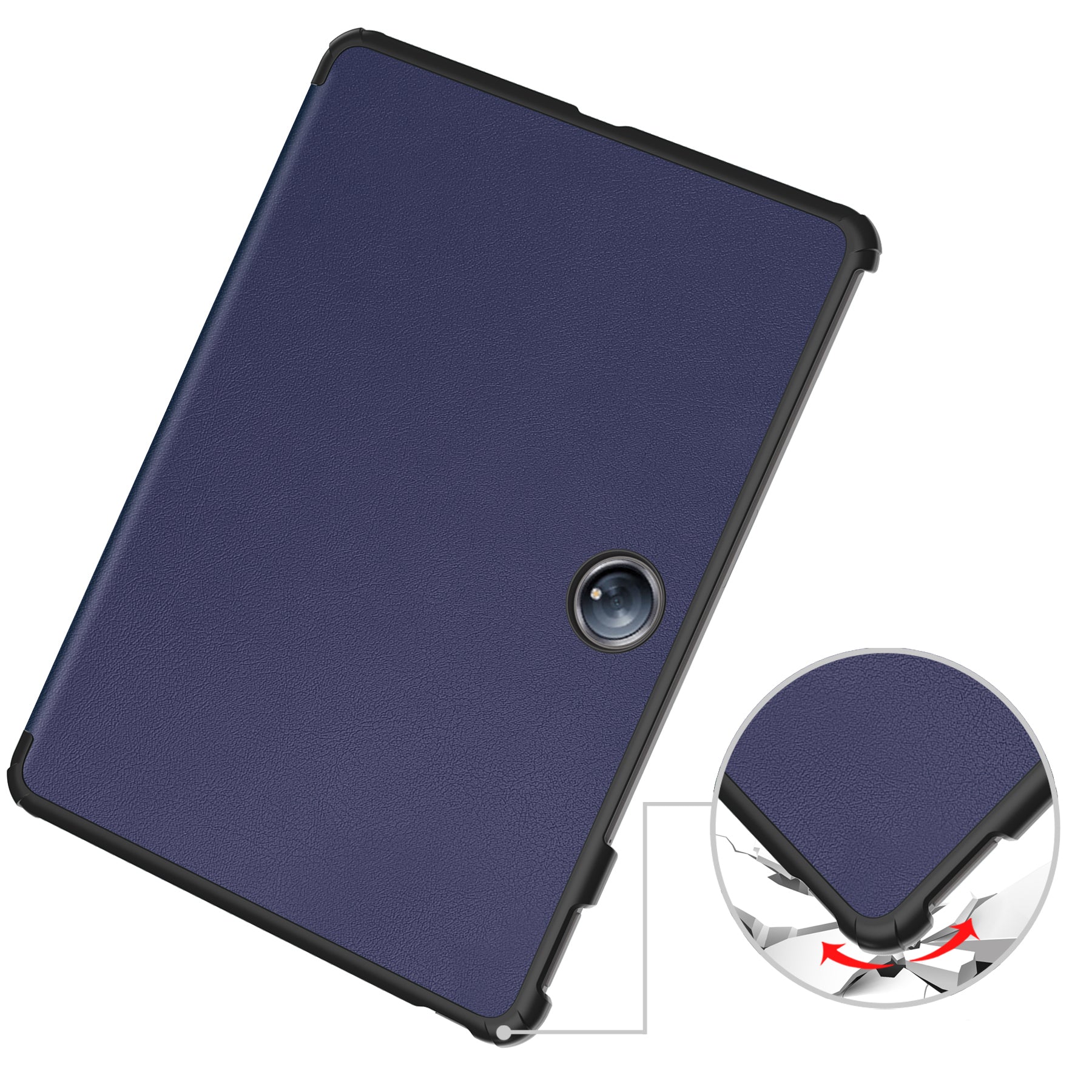 Schutzhülle für OnePlus Pad 2 / Pad Pro, Bizon Case Tab Croc, Dunkelblau