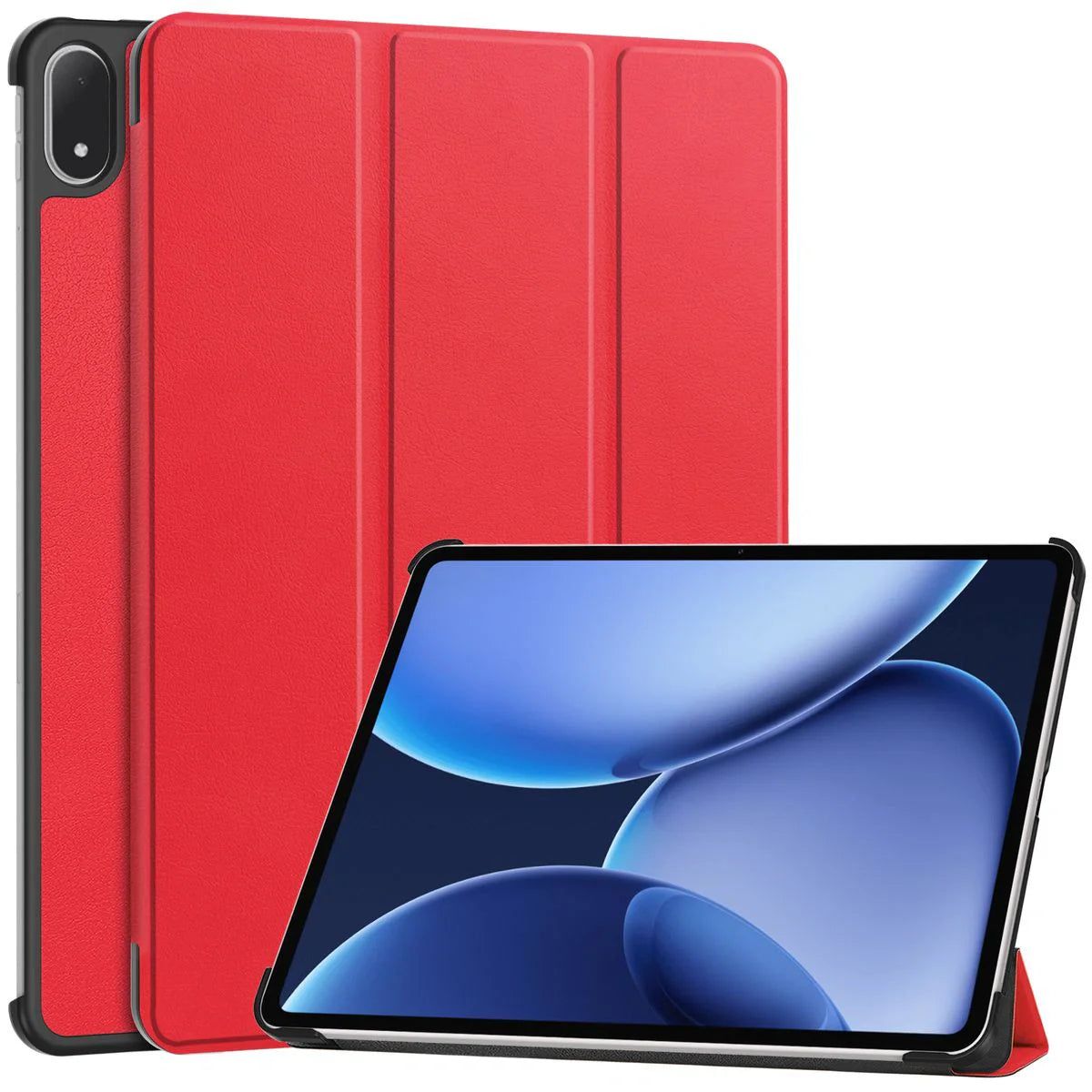 Schutzhülle für OnePlus Pad 3 / 2 Pro / OPPO Pad 4 Pro, Bizon Case Tab Croc, Rot