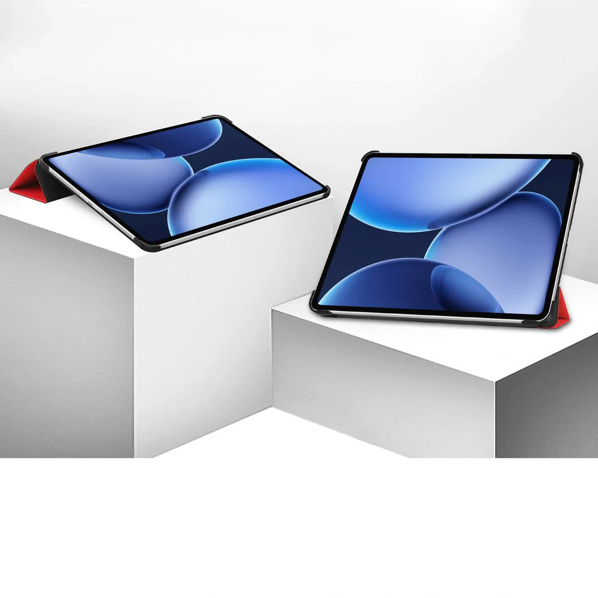 Schutzhülle für OnePlus Pad 3 / 2 Pro / OPPO Pad 4 Pro, Bizon Case Tab Croc, Rot