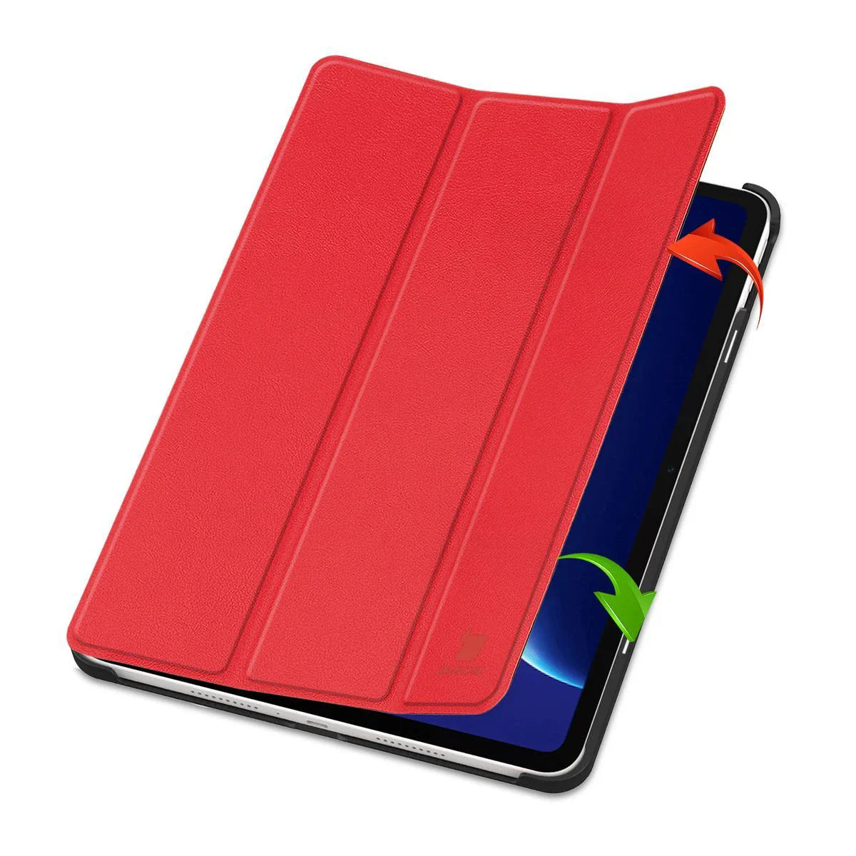 Schutzhülle für OnePlus Pad Go 2 / Oppo Pad Air5, Bizon Case Tab Croc, Rot