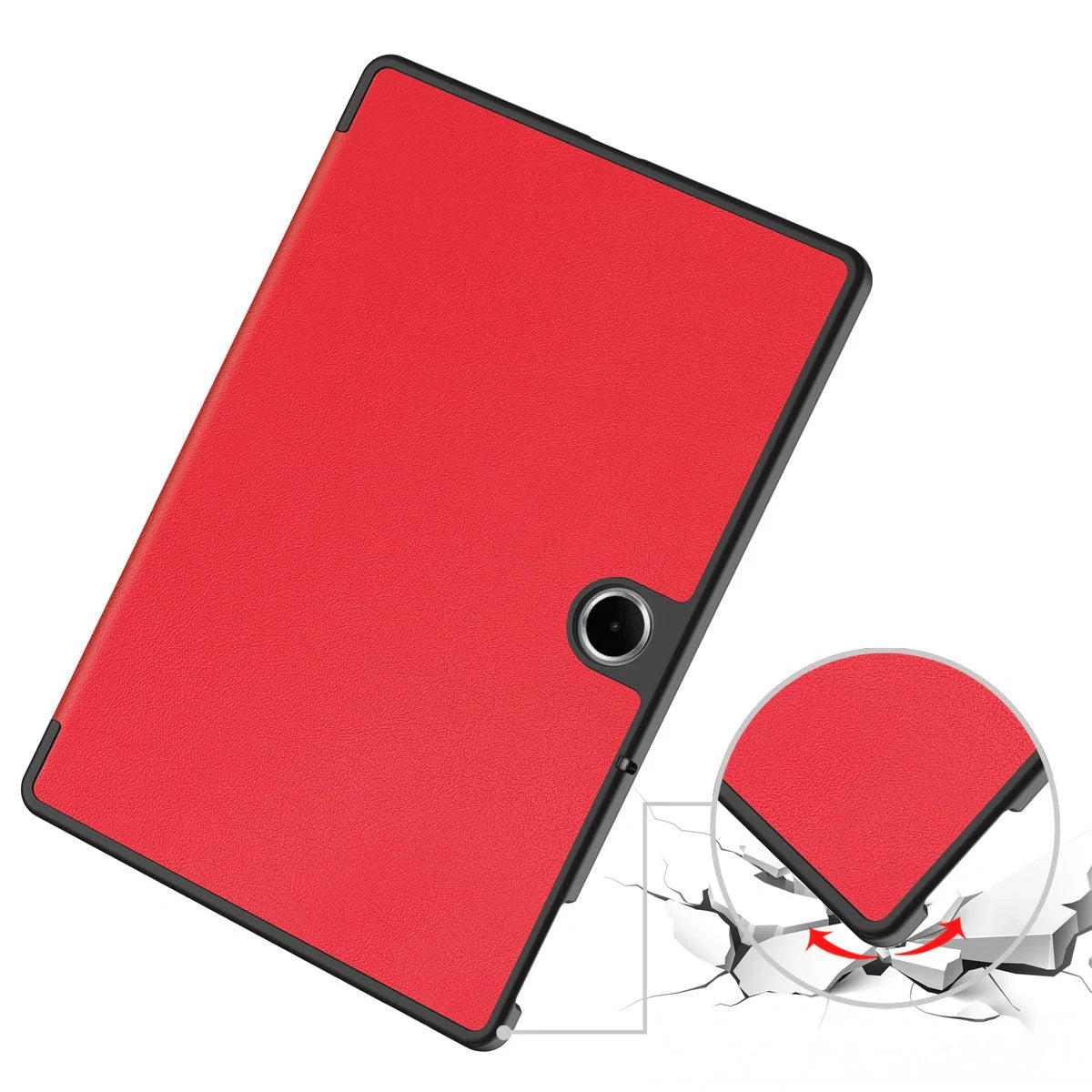 Schutzhülle für OnePlus Pad Lite / Oppo Pad SE, Bizon Case Tab Croc, Rot