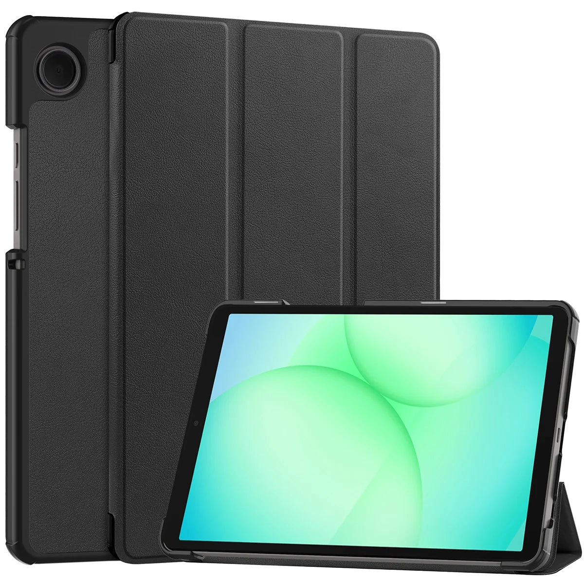 Schutzhülle für Galaxy Tab A11 / A9, Bizon Case Tab Croc, Schwarz