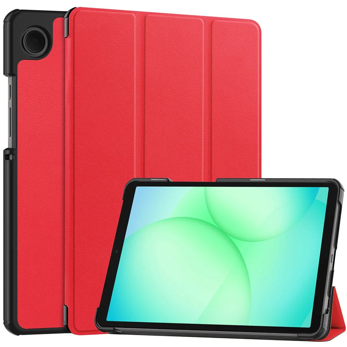 Schutzhülle für Galaxy Tab A11 / A9, Bizon Case Tab Croc, Rot