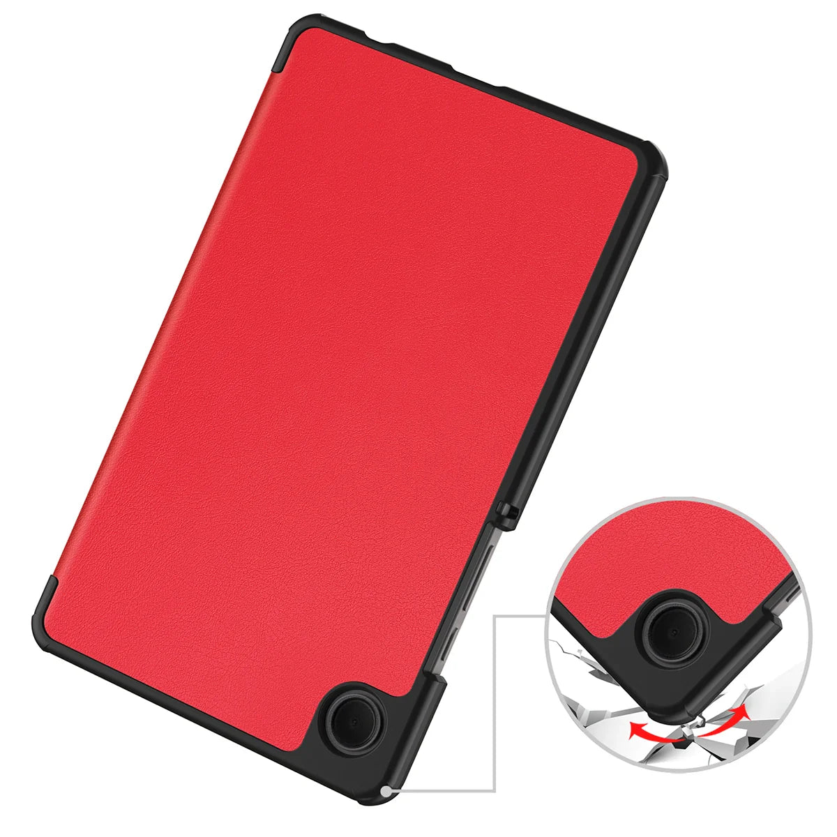 Schutzhülle für Galaxy Tab A11 / A9, Bizon Case Tab Croc, Rot