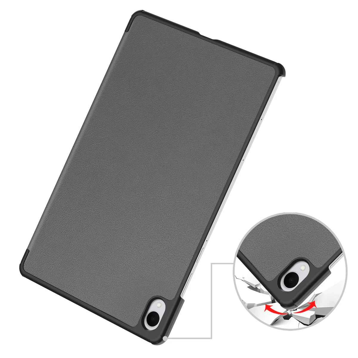 Schutzhülle für Galaxy Tab S11, Bizon Case Tab Croc, Grau