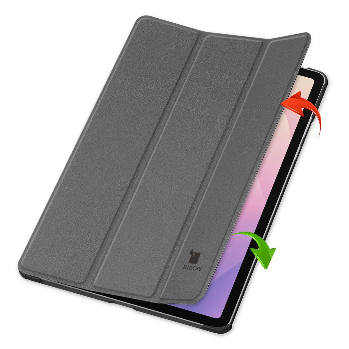 Schutzhülle für Galaxy Tab S11, Bizon Case Tab Croc, Grau