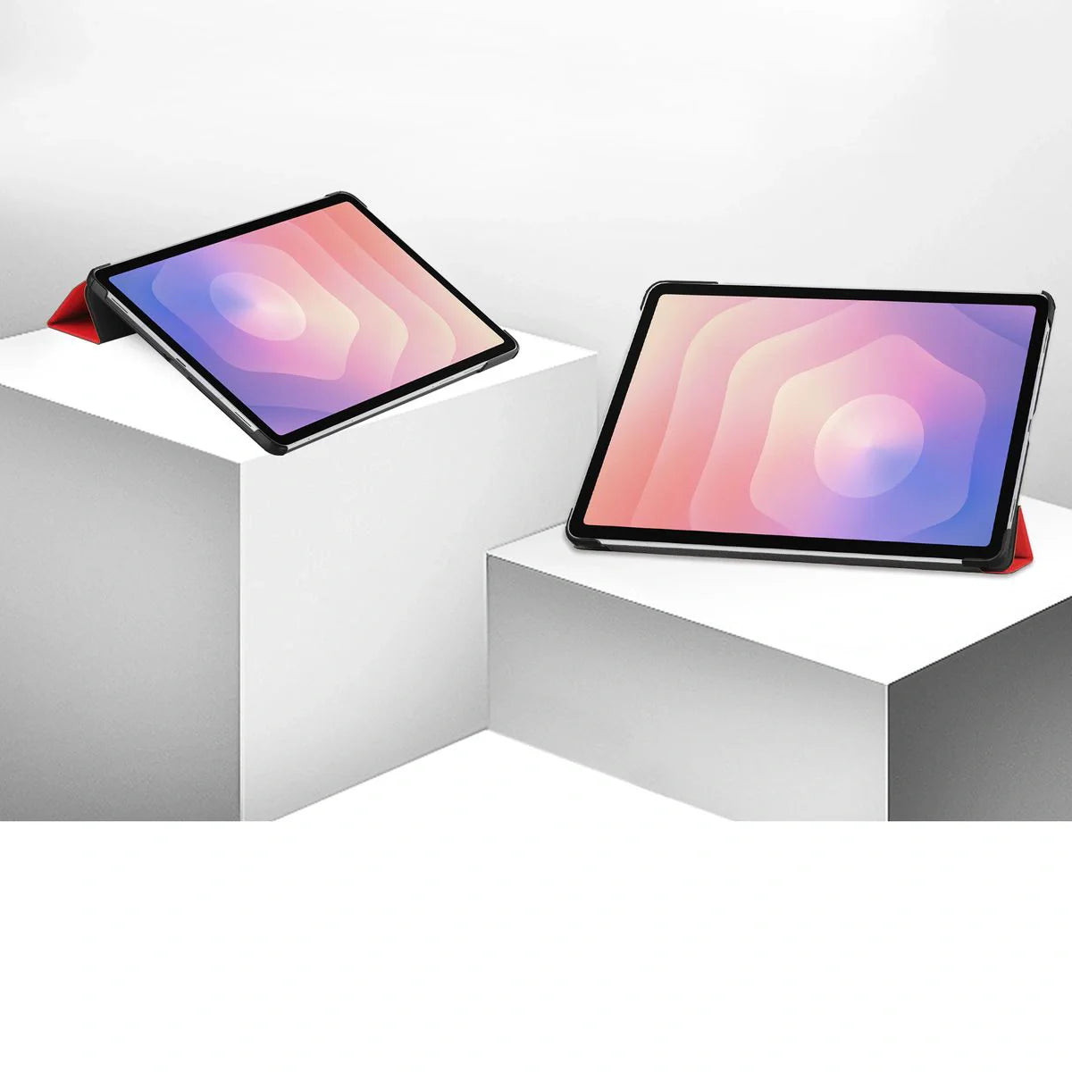 Schutzhülle für Galaxy Tab S11, Bizon Case Tab Croc, Rot
