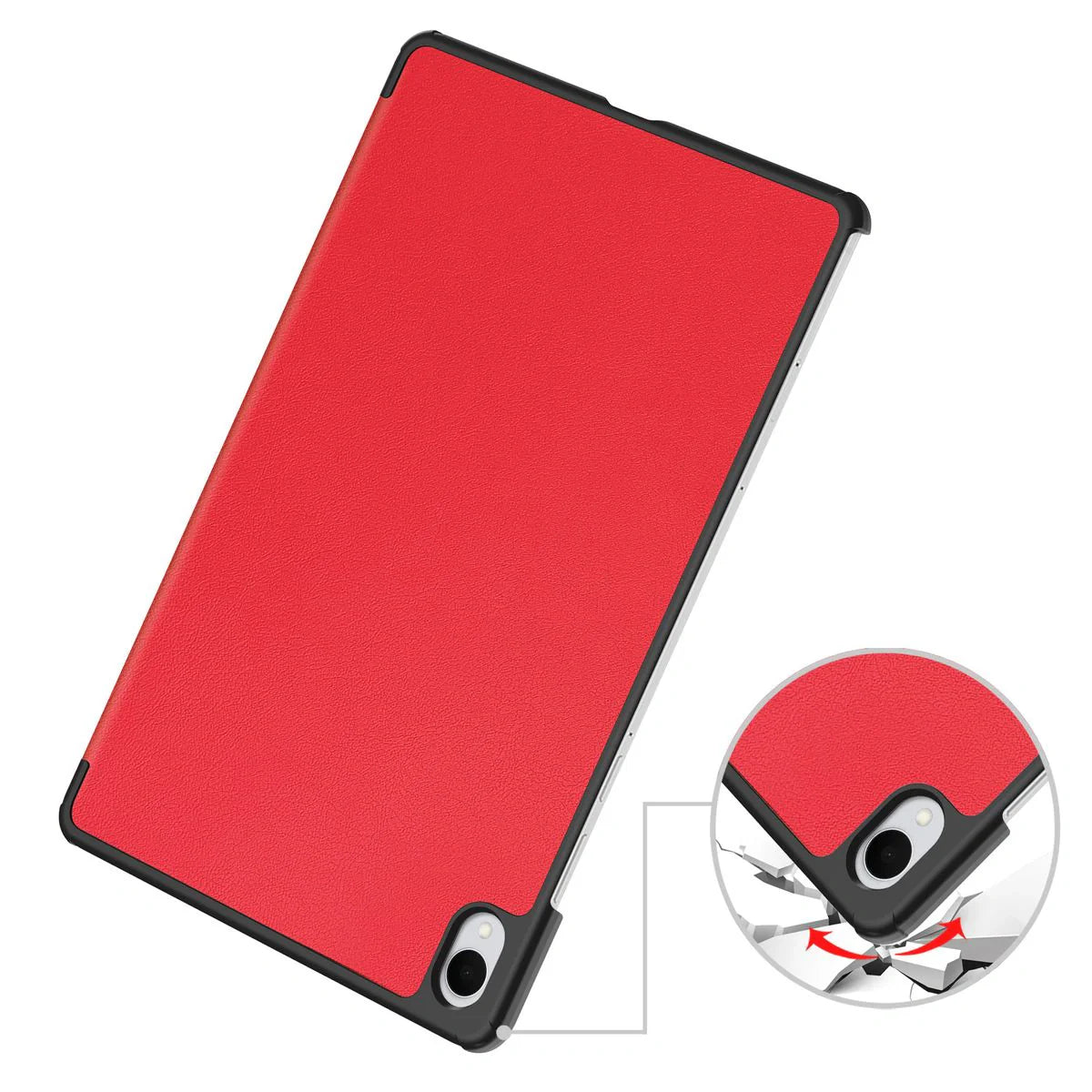 Schutzhülle für Galaxy Tab S11, Bizon Case Tab Croc, Rot