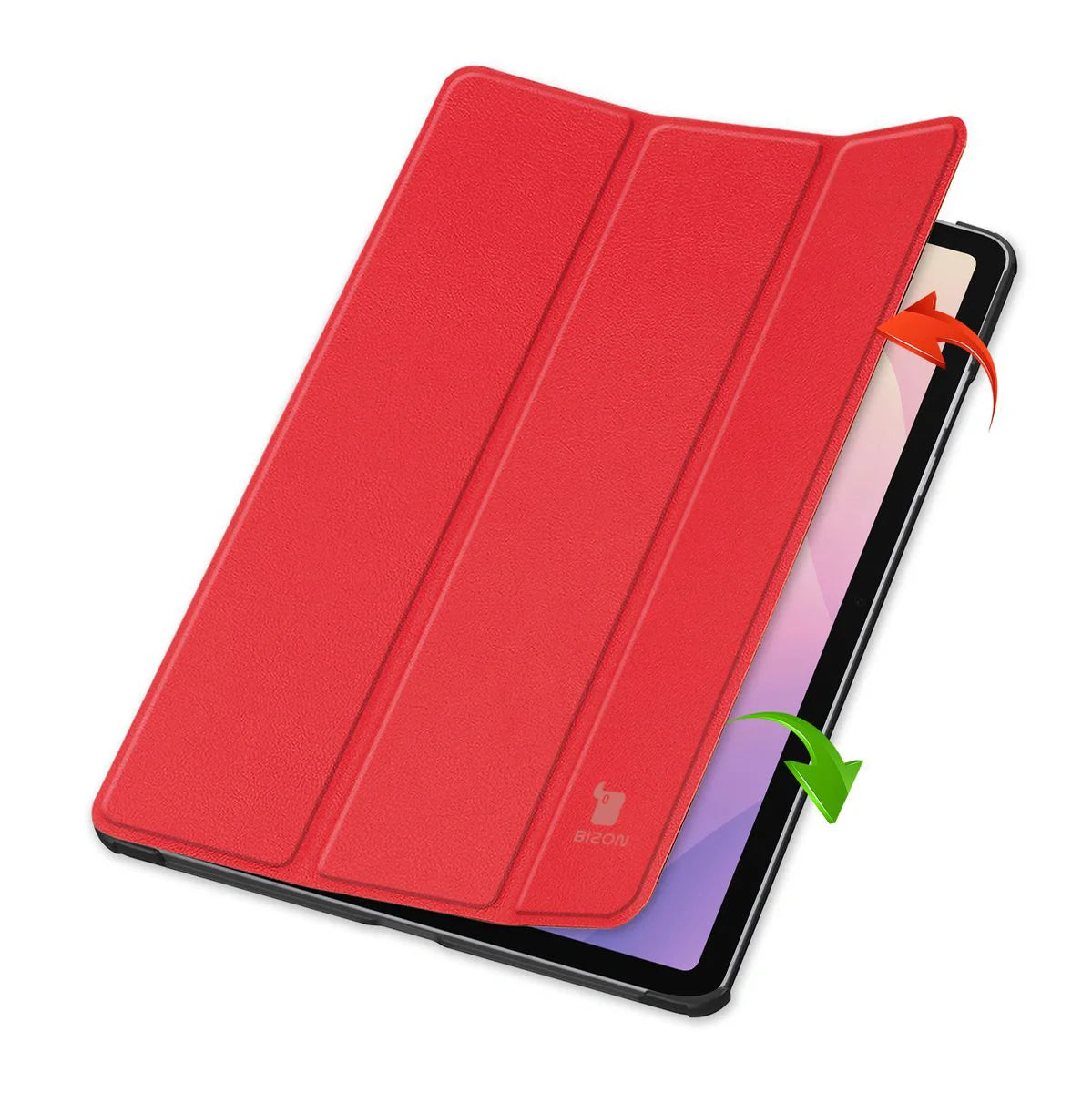 Schutzhülle für Galaxy Tab S11, Bizon Case Tab Croc, Rot