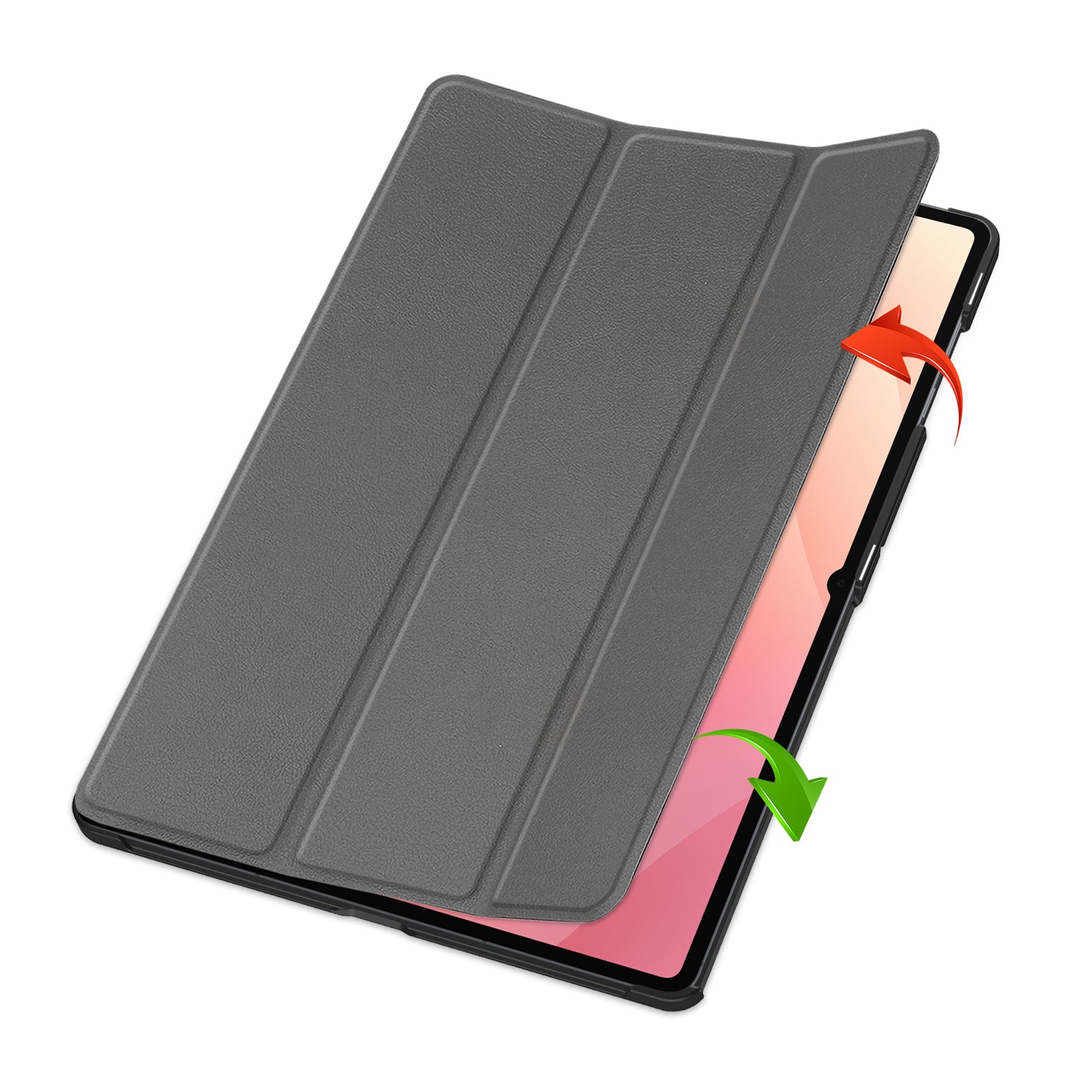 Schutzhülle für Galaxy Tab S11 Ultra, Bizon Case Tab Croc, Grau