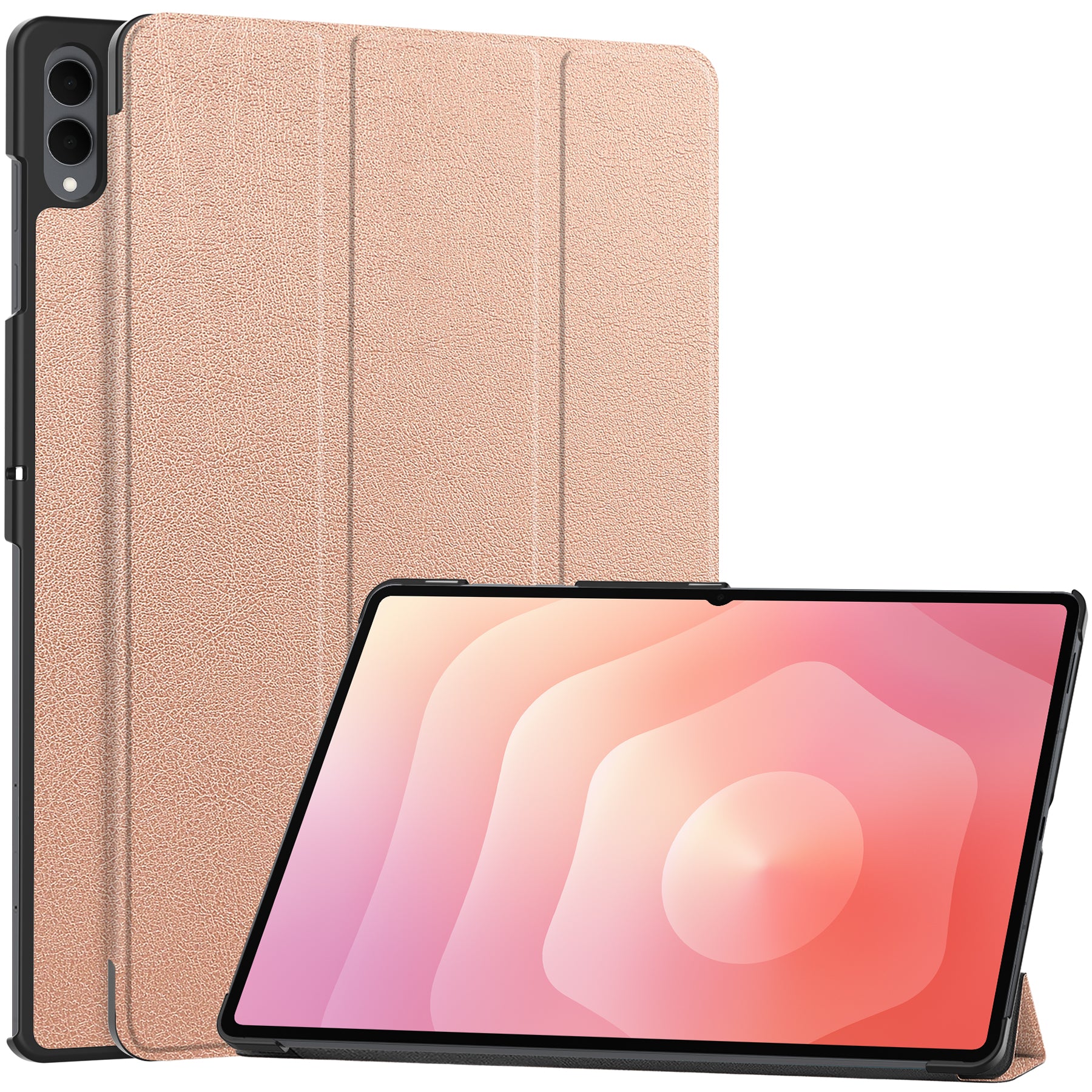 Schutzhülle für Galaxy Tab S11 Ultra, Bizon Case Tab Croc, Rosegold