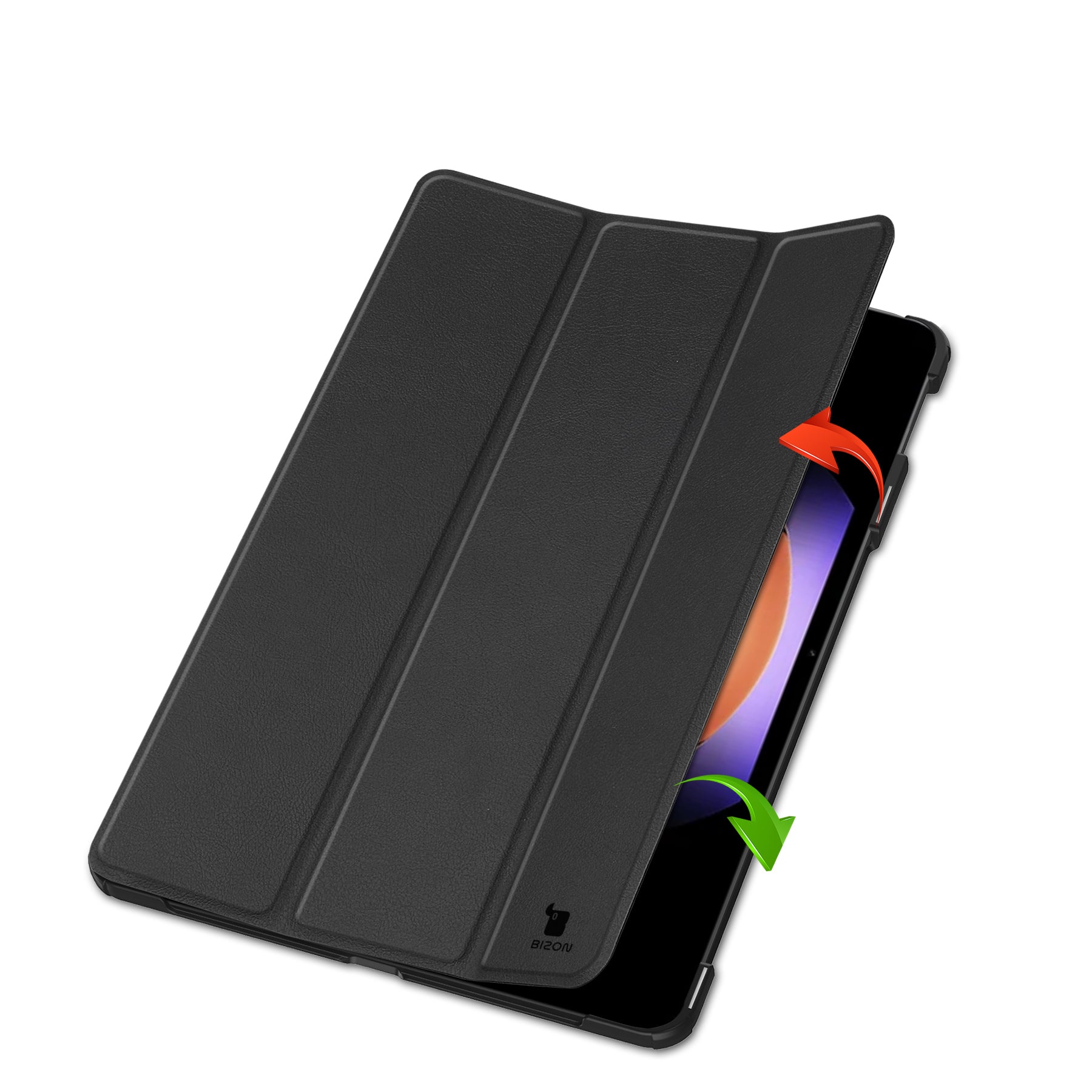 Schutzhülle für Xiaomi Pad 6S Pro, Bizon Case Tab Croc, Schwarz