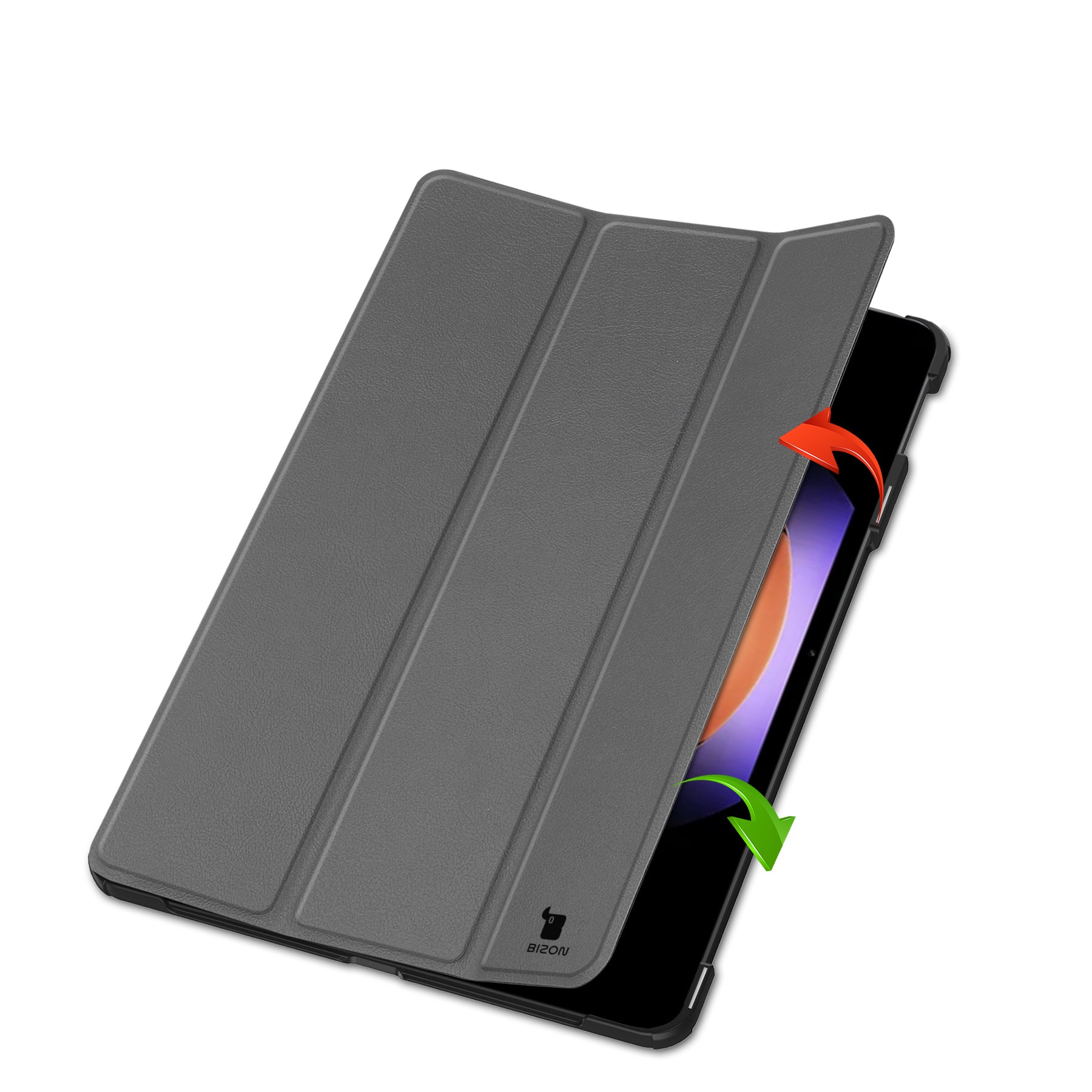Schutzhülle für Xiaomi Pad 6S Pro, Bizon Case Tab Croc, Grau