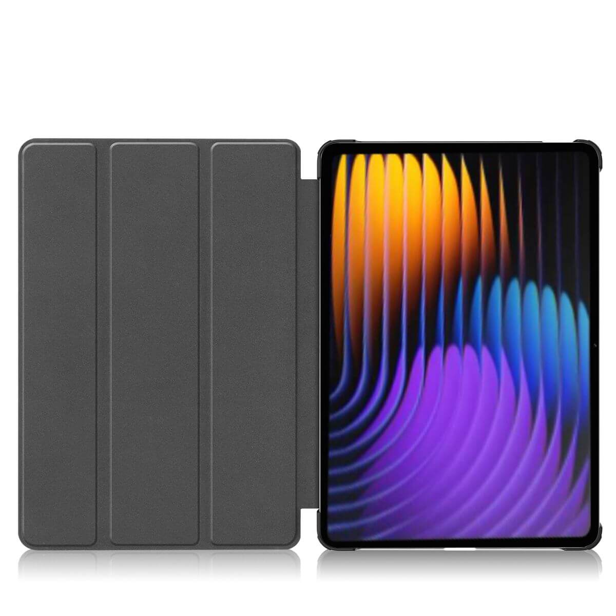 Schutzhülle für Xiaomi Pad 8 / 8 Pro / 7 / 7 Pro, Bizon Case Tab Croc, Schwarz