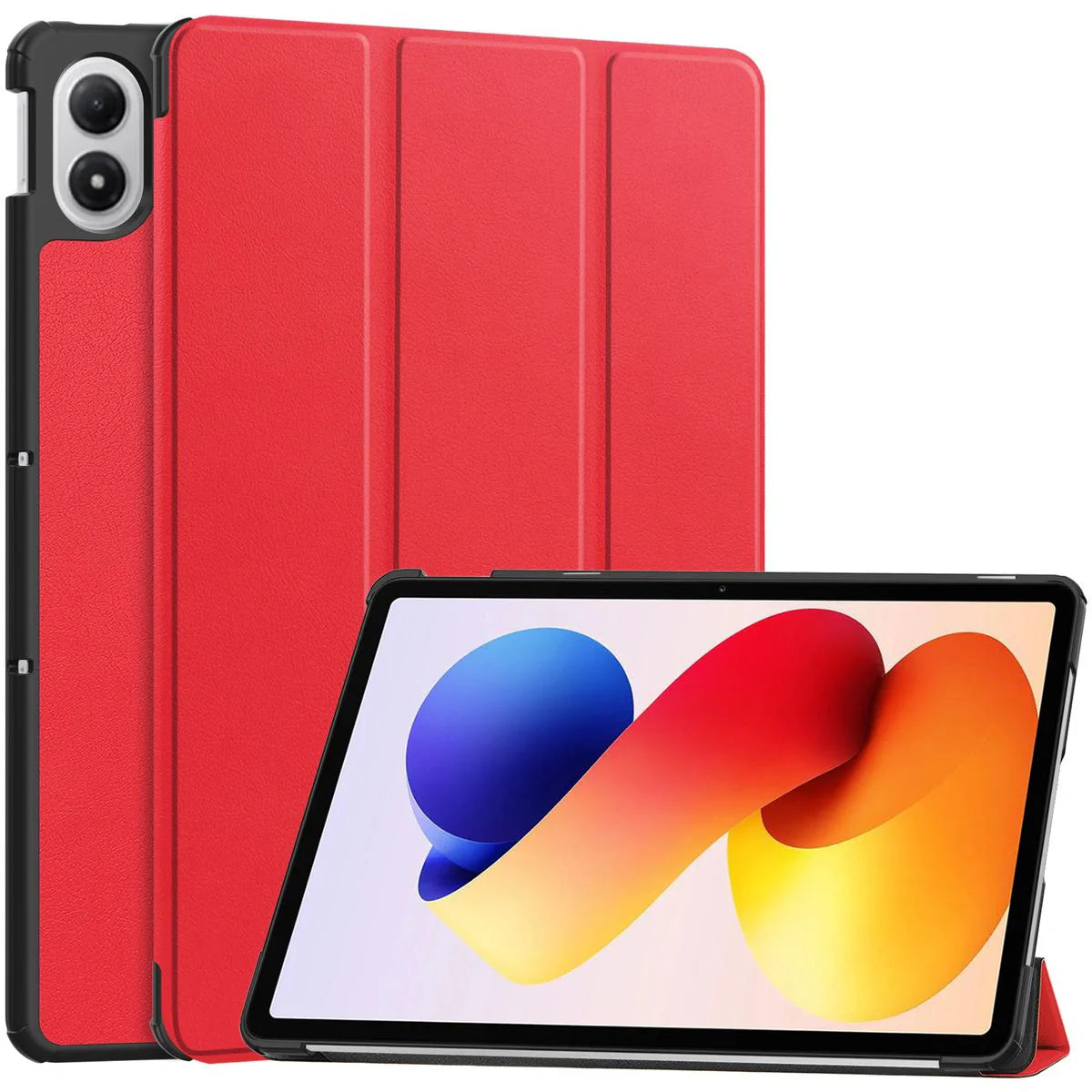 Schutzhülle für Xiaomi Redmi Pad 2 Pro, Bizon Case Tab Croc, Rot