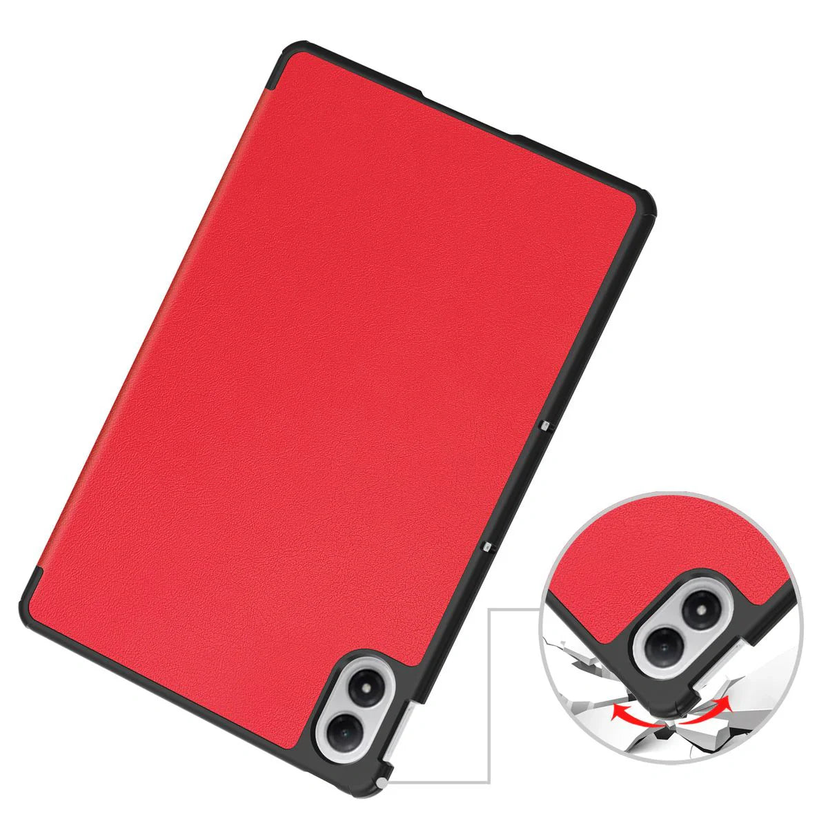 Schutzhülle für Xiaomi Redmi Pad 2 Pro, Bizon Case Tab Croc, Rot