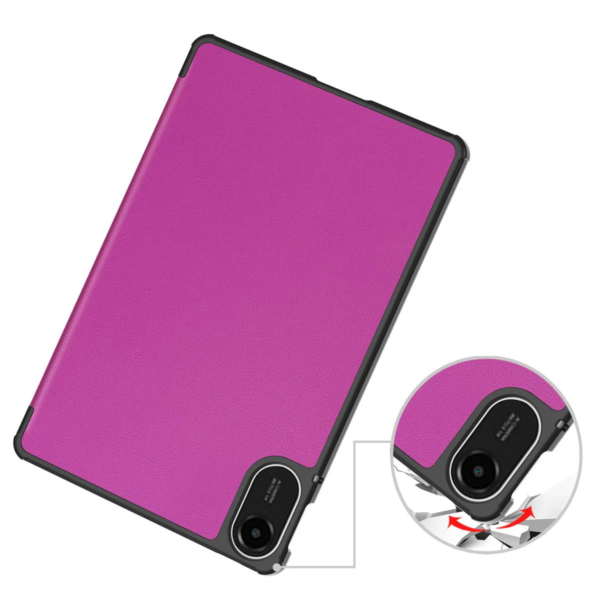 Schutzhülle für Xiaomi Redmi Pad 2, Bizon Case Tab Croc, Violett