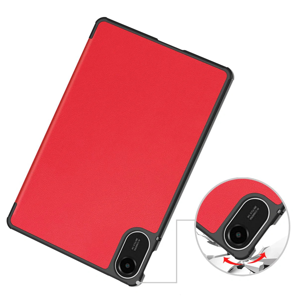 Schutzhülle für Xiaomi Redmi Pad 2, Bizon Case Tab Croc, Rot