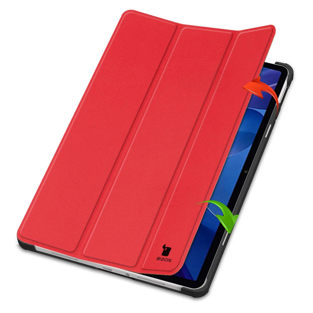 Schutzhülle für Xiaomi Redmi Pad 2, Bizon Case Tab Croc, Rot