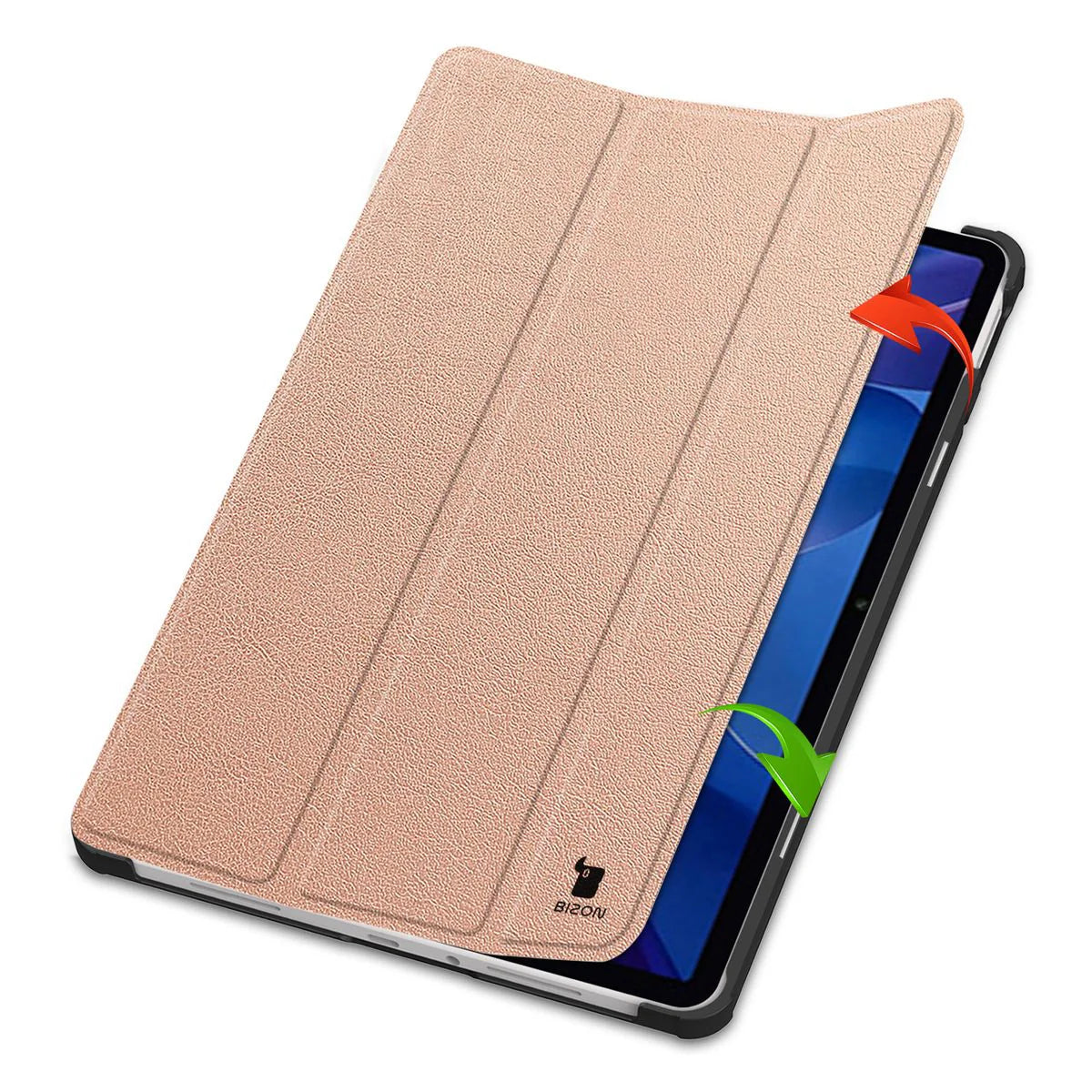 Schutzhülle für Xiaomi Redmi Pad 2, Bizon Case Tab Croc, Rosegold