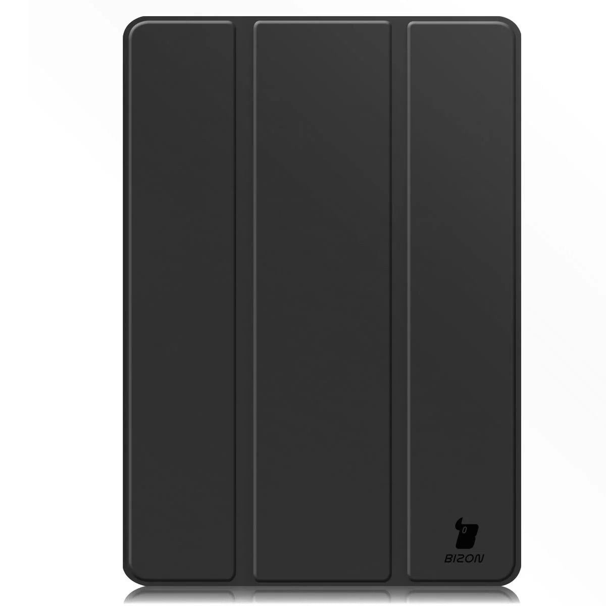 Schutzhülle mit Klappe für Galaxy Tab S10 FE Plus, Bizon Case Tab Lizard, Schwarz