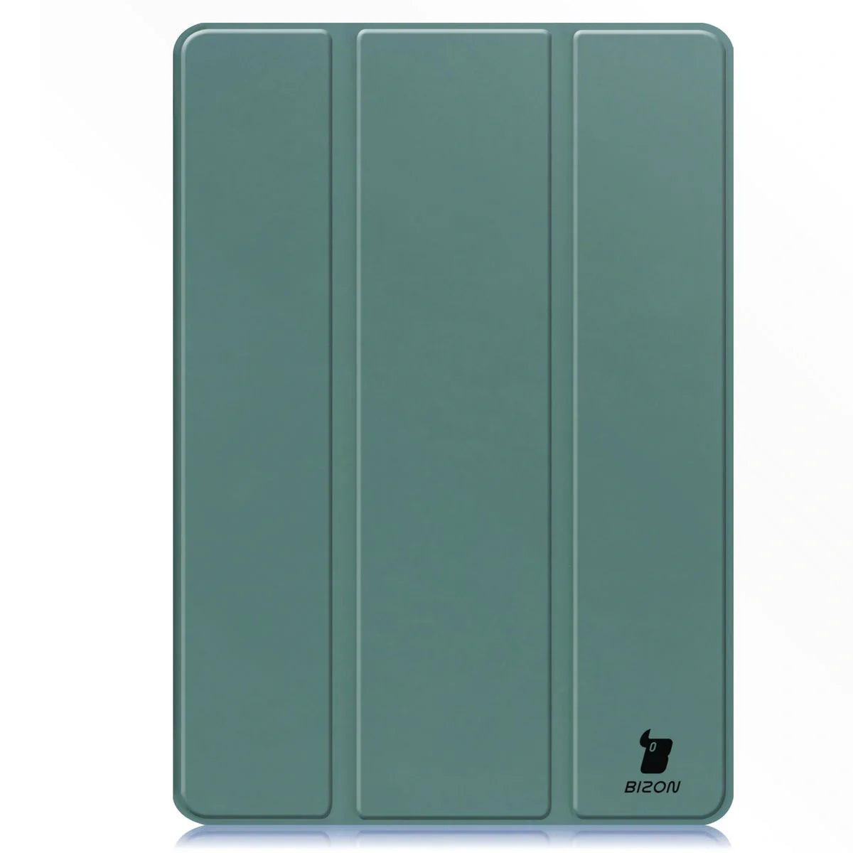 Schutzhülle mit Klappe für Galaxy Tab S10 FE Plus, Bizon Case Tab Lizard, Dunkelgrün