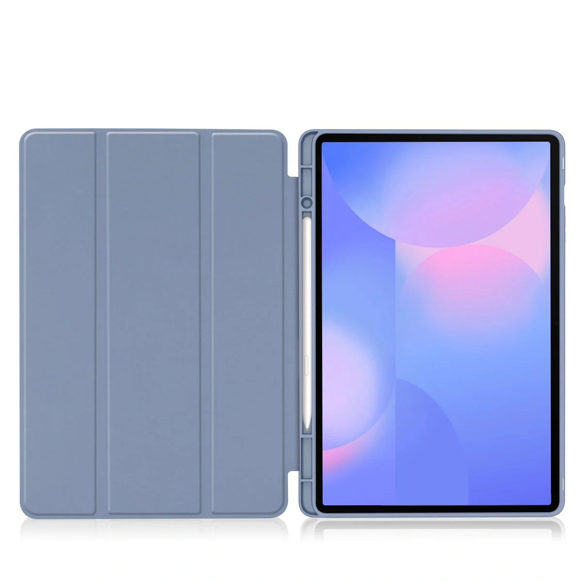 Schutzhülle mit Klappe für Galaxy Tab S10 FE Plus, Bizon Case Tab Lizard, Lavendel