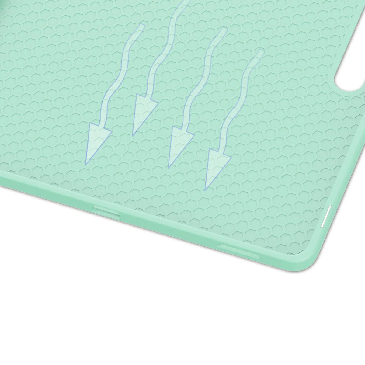 Schutzhülle mit Klappe für Galaxy Tab S10 FE Plus, Bizon Case Tab Lizard, Minze