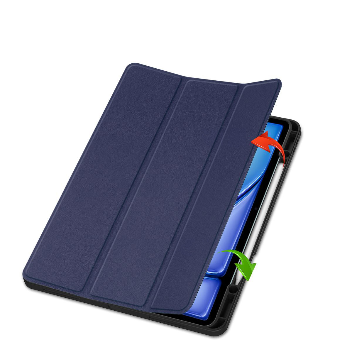 Schutzhülle für iPad Air 13" 2025 / 2024, Bizon Case Tab Lizard, Dunkelblau