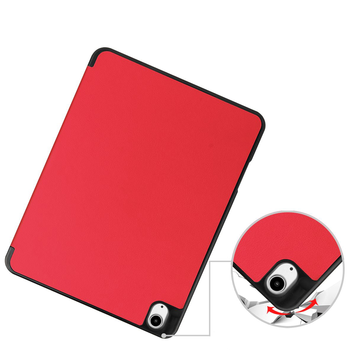 Schutzhülle für iPad Air 13" 2025 / 2024, Bizon Case Tab Lizard, Rot
