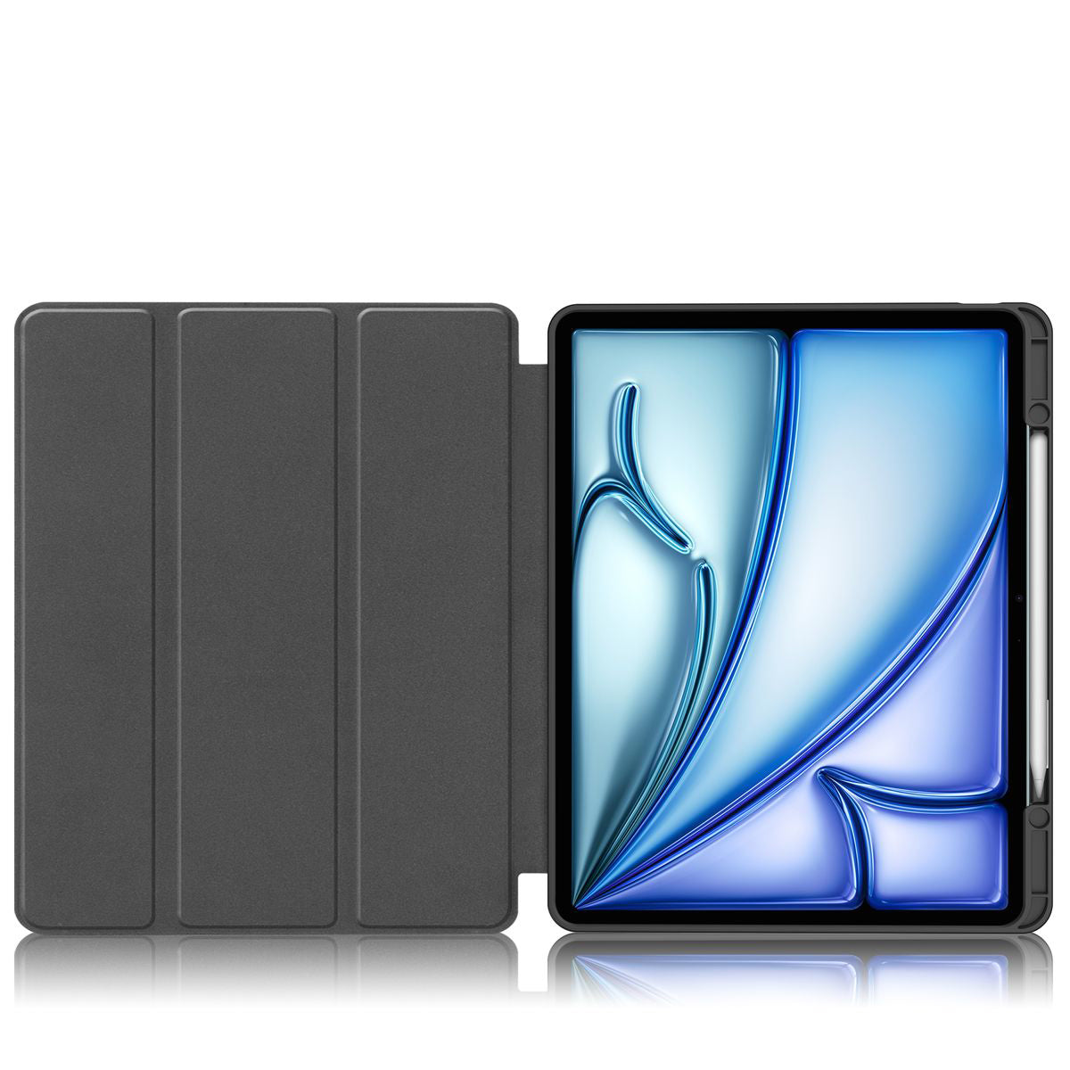 Schutzhülle für iPad Air 13" 2025 / 2024, Bizon Case Tab Lizard, Rot