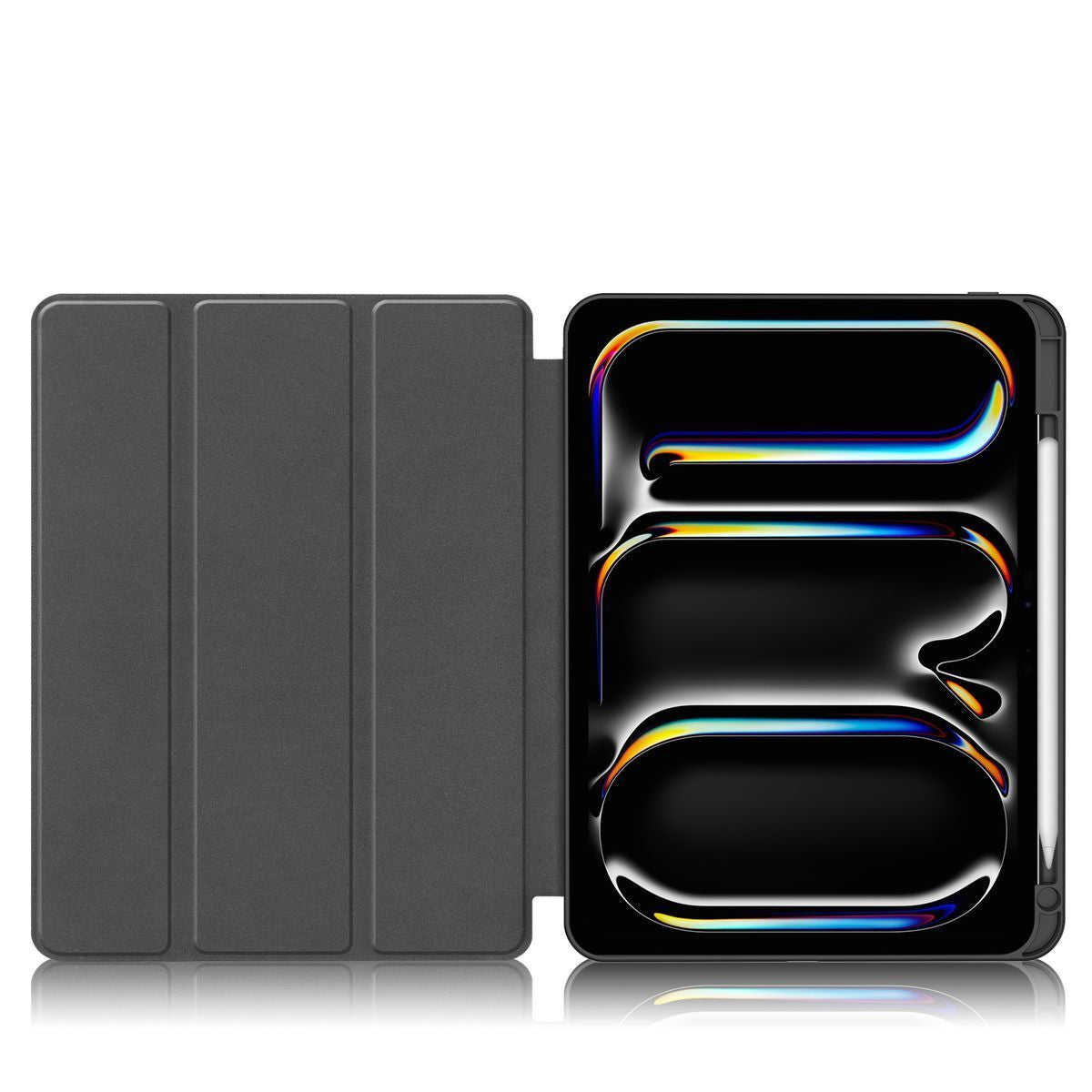 Schutzhülle für iPad Pro 11" 2025 / 2024, Bizon Case Tab Lizard, Dunkelviolett