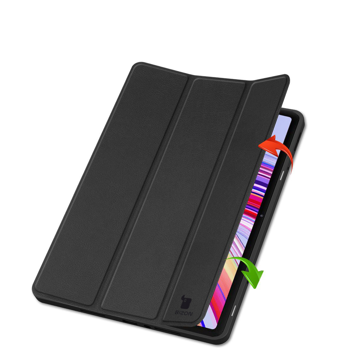 Schutzhülle für Xiaomi Redmi Pad Pro 12.1, Bizon Case Tab Lizard, Schwarz