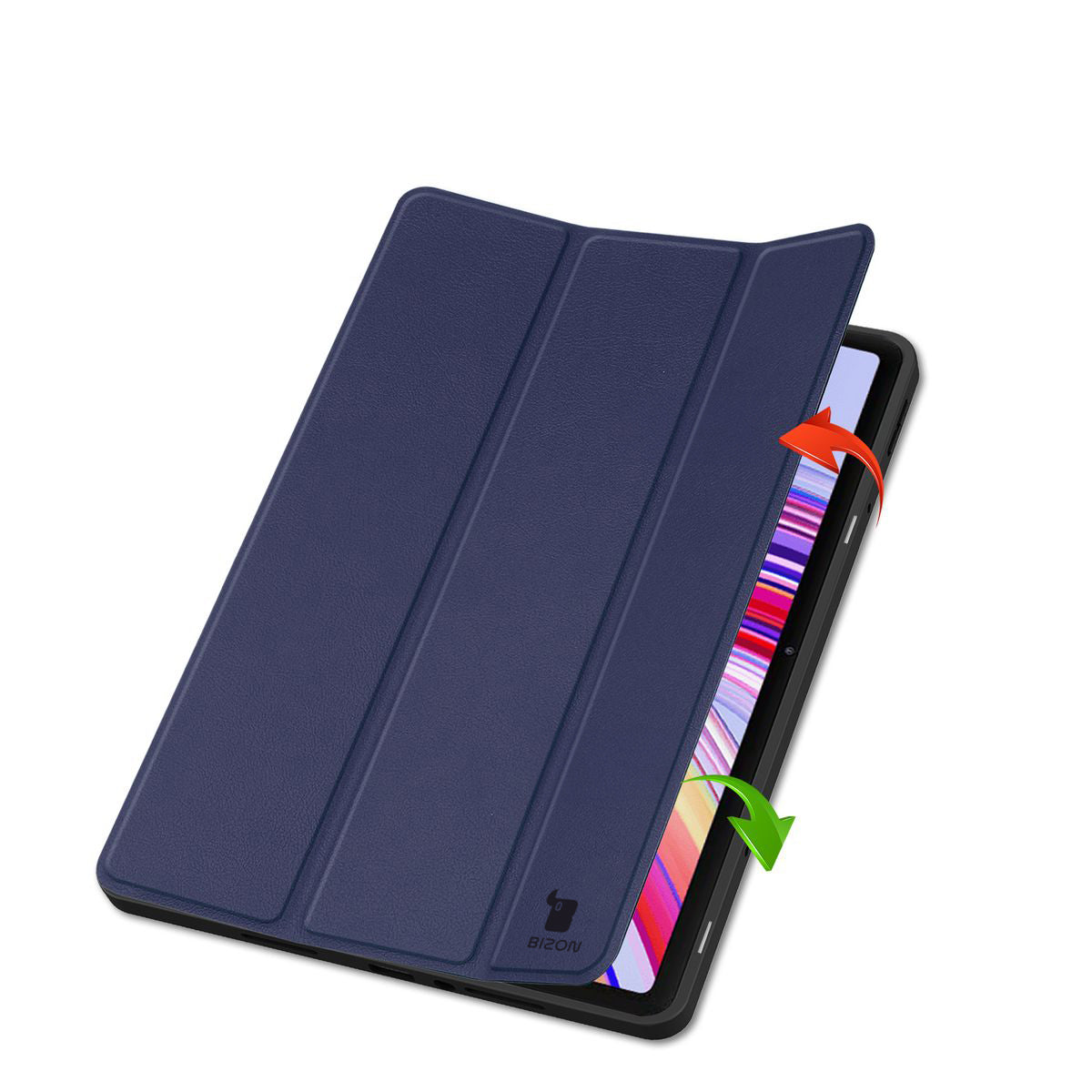 Schutzhülle für Xiaomi Redmi Pad Pro 12.1, Bizon Case Tab Lizard, Dunkelblau