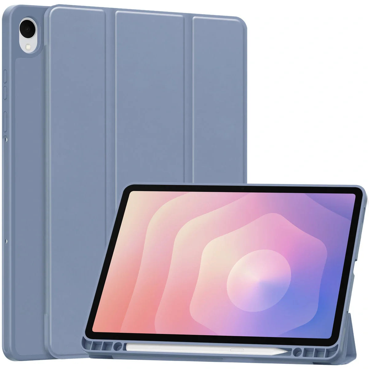 Schutzhülle mit Klappe für Galaxy Tab S11, Bizon Case Tab Lizard, Lavendel