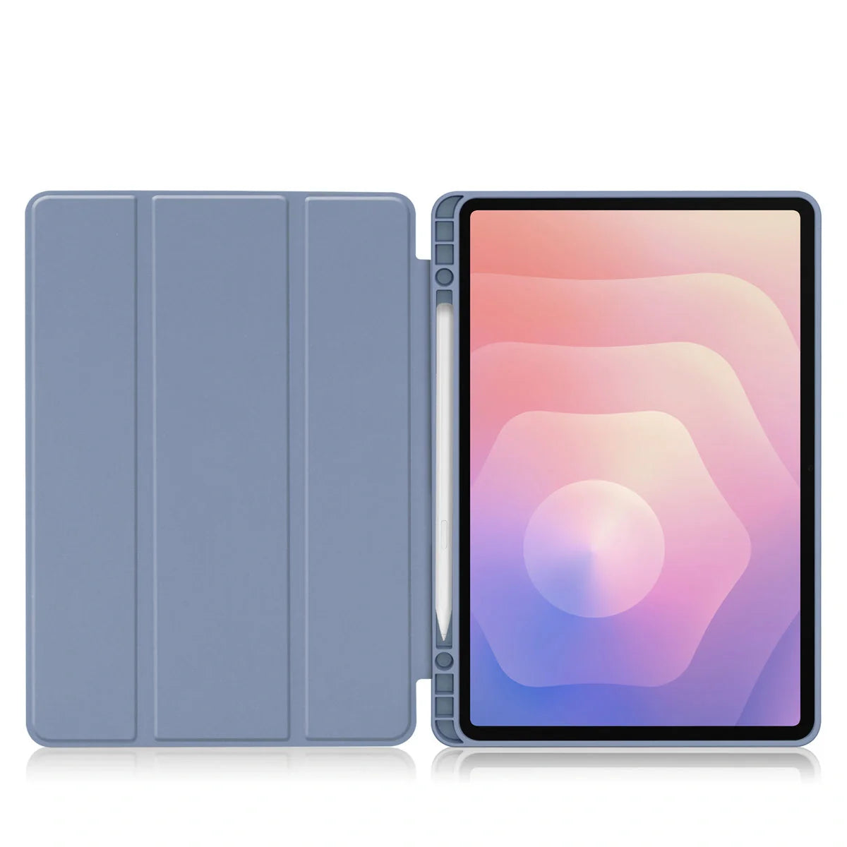 Schutzhülle mit Klappe für Galaxy Tab S11, Bizon Case Tab Lizard, Lavendel