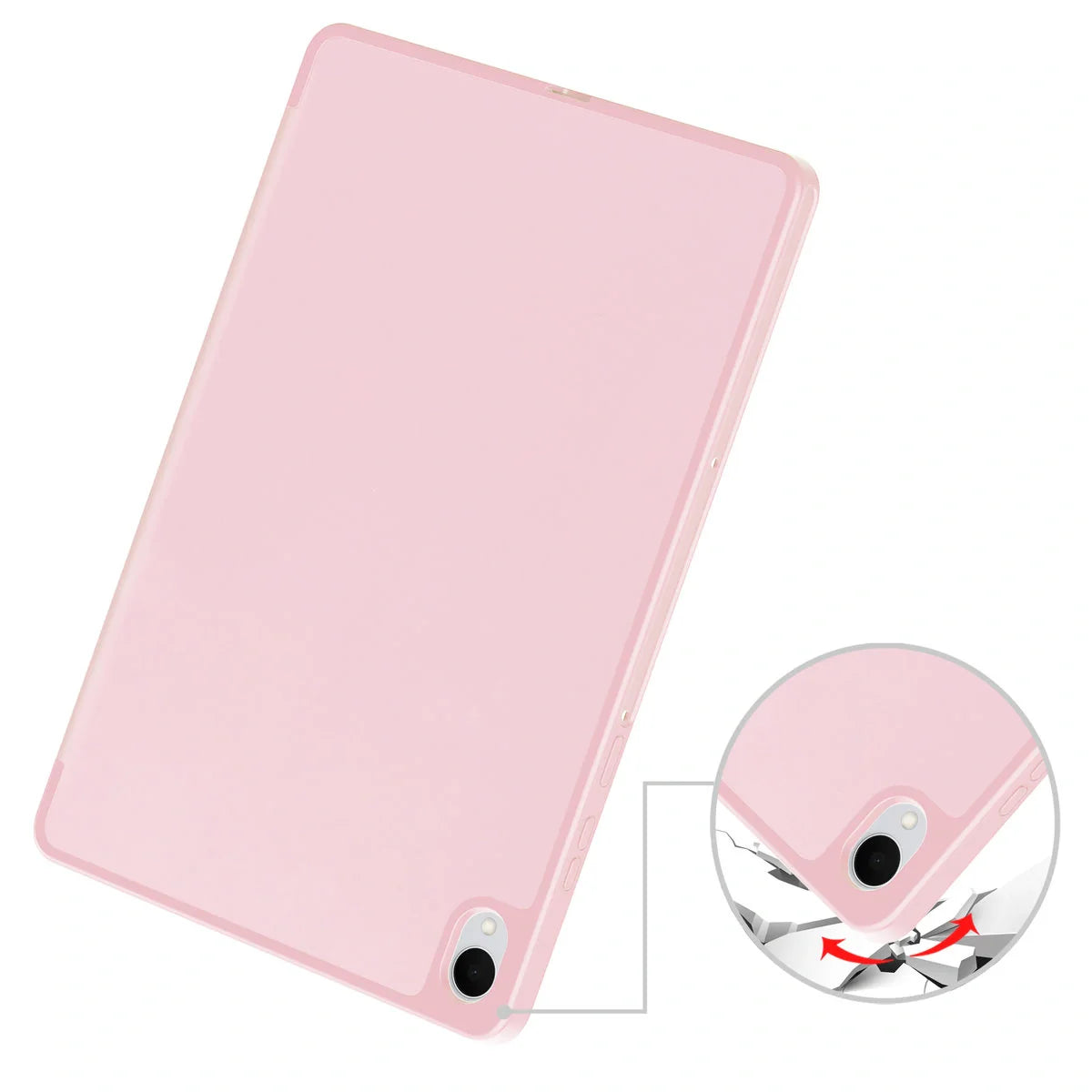 Schutzhülle mit Klappe für Galaxy Tab S11, Bizon Case Tab Lizard, Rosa