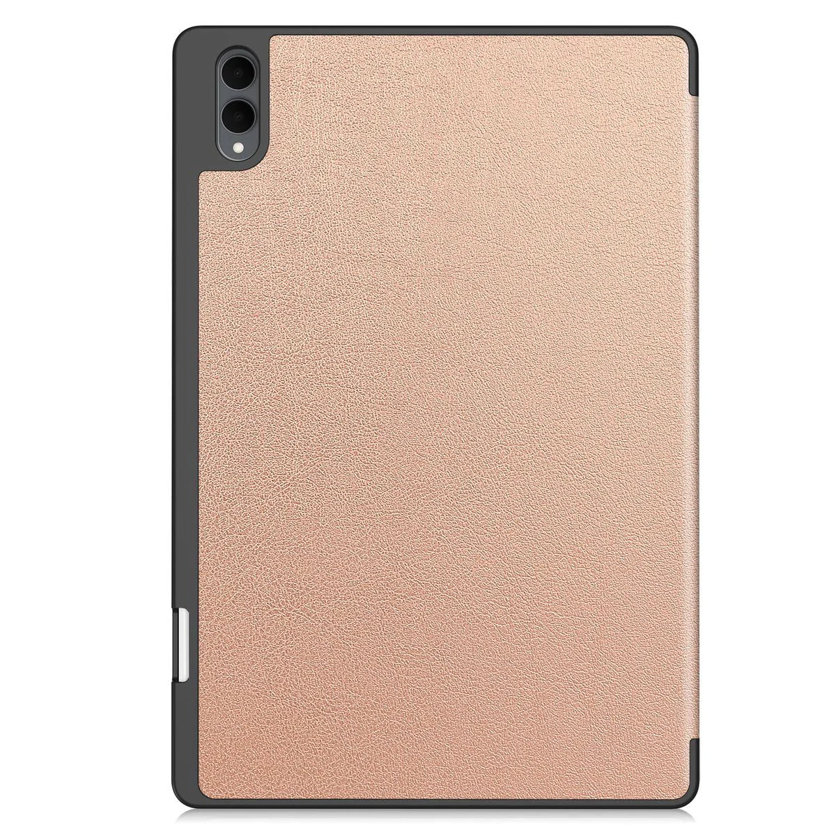 Schutzhülle mit Klappe für Galaxy Tab S11 Ultra, Bizon Case Tab Lizard, Rosegold
