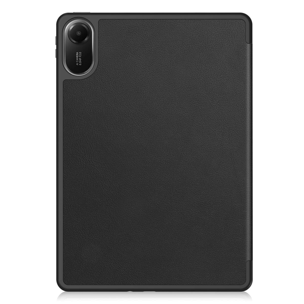 Schutzhülle mit Klappe für Xiaomi Redmi Pad 2, Bizon Case Tab Lizard, Schwarz