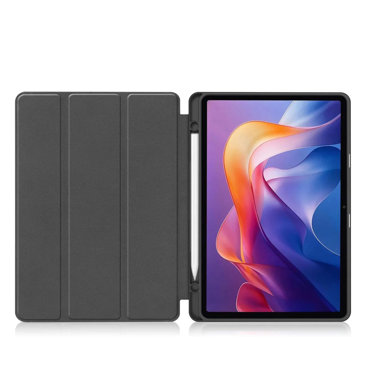 Schutzhülle mit Klappe für Xiaomi Redmi Pad 2, Bizon Case Tab Lizard, Dunkelgrün