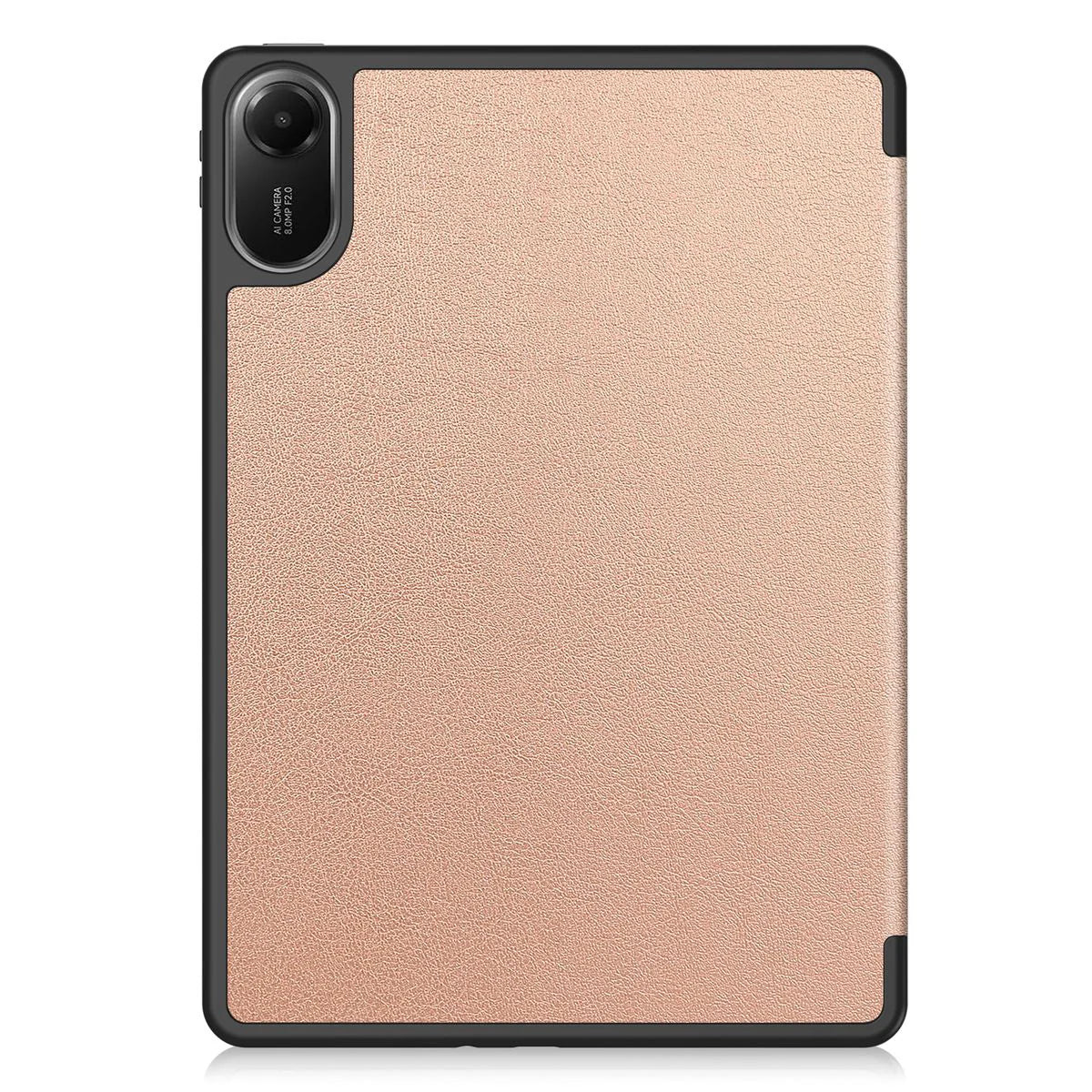 Schutzhülle mit Klappe für Xiaomi Redmi Pad 2, Bizon Case Tab Lizard, Rosegold