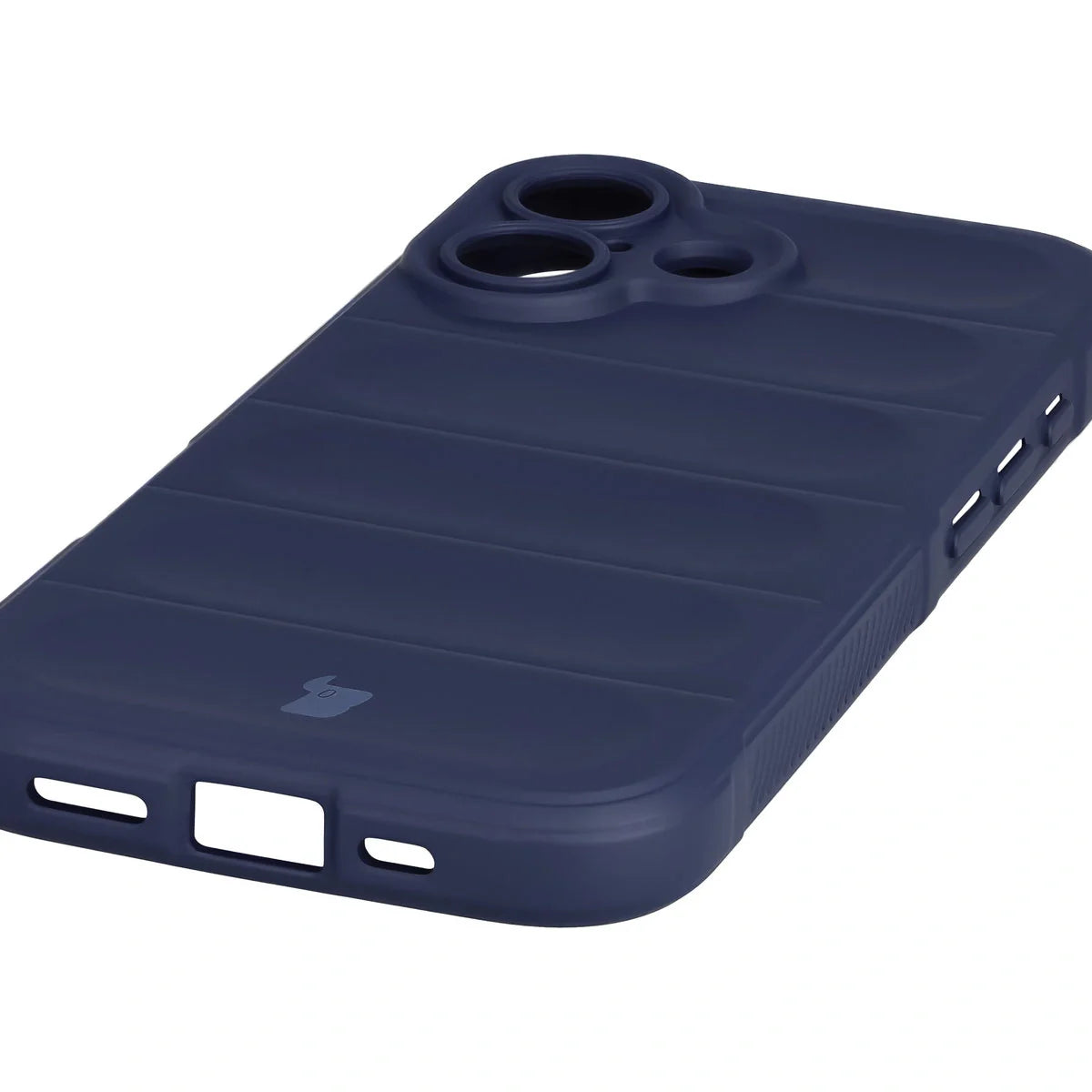Robuste Handyhülle für iPhone 17, Bizon Case Tur, Dunkelblau