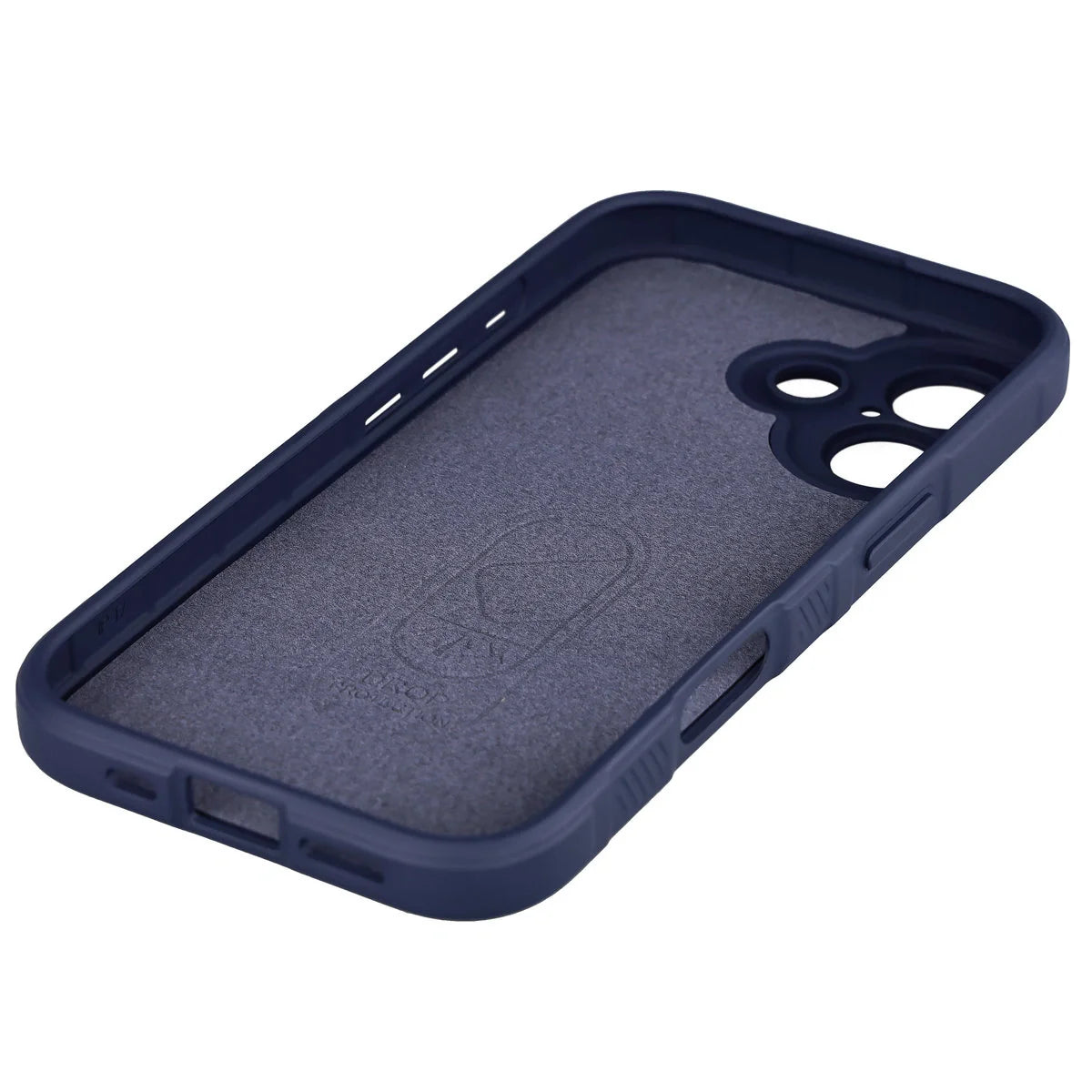 Robuste Handyhülle für iPhone 17, Bizon Case Tur, Dunkelblau