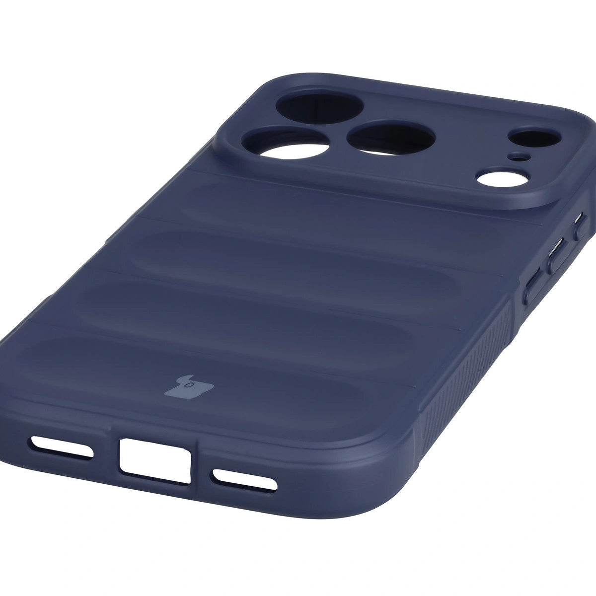 Robuste Handyhülle für iPhone 17 Pro, Bizon Case Tur, Dunkelblau