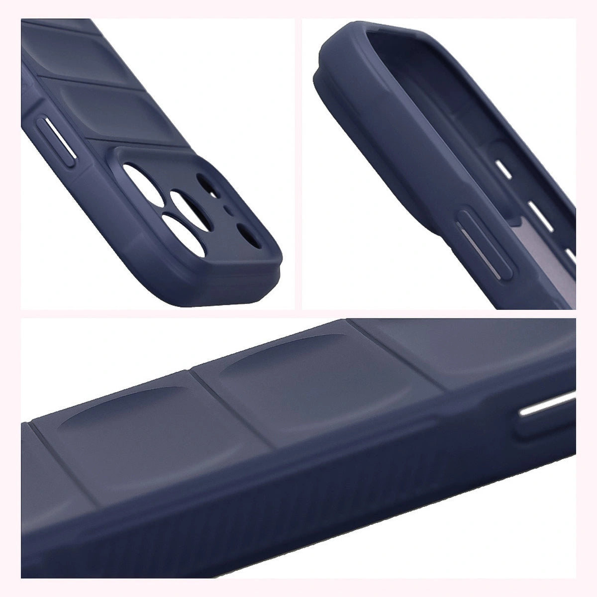 Robuste Handyhülle für iPhone 17 Pro, Bizon Case Tur, Dunkelblau